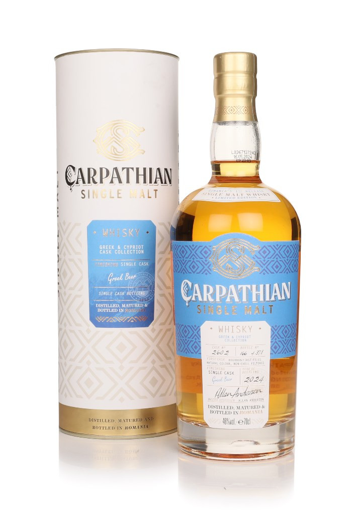Carpathian Single Malt Greek Beer Cask Finish - Greek & Cypriot Cask Collection 70cl