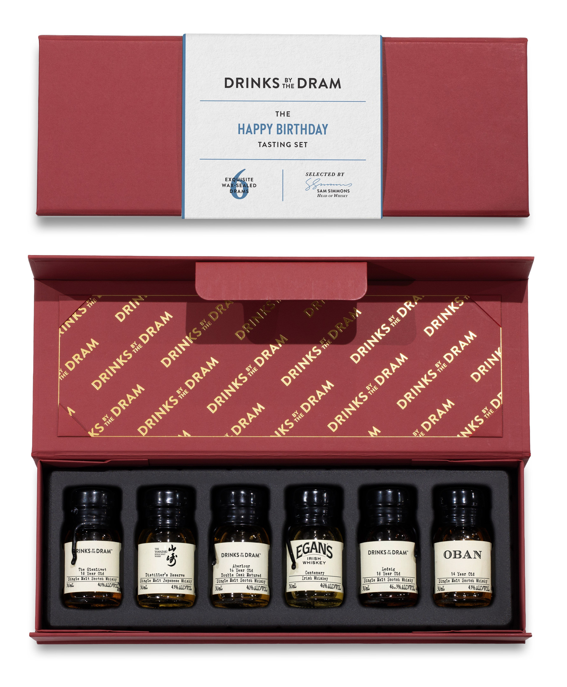 Happy Birthday Premium Whisky Tasting Set (Red)