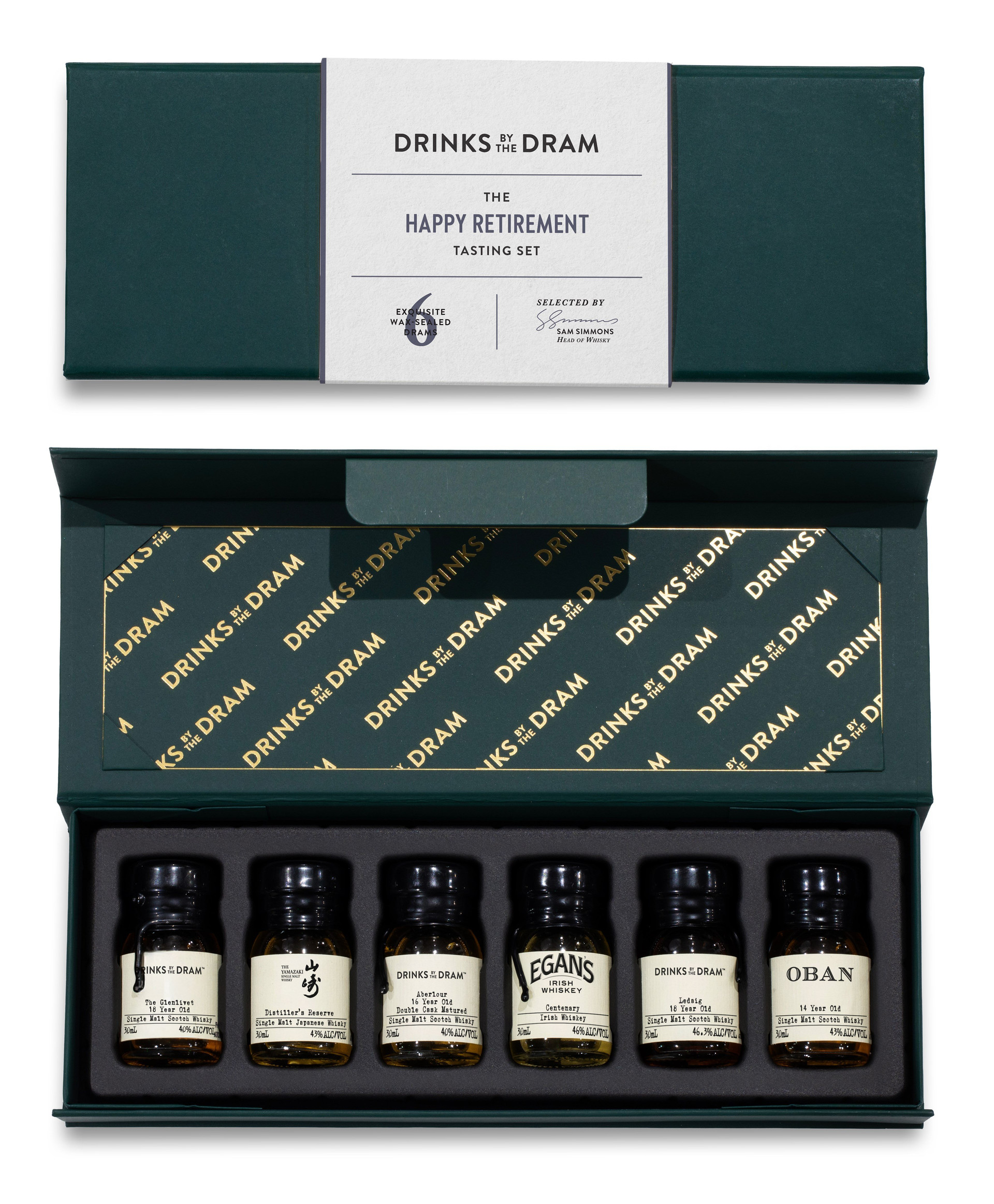 Retirement Premium Whisky Tasting Set (Green)
