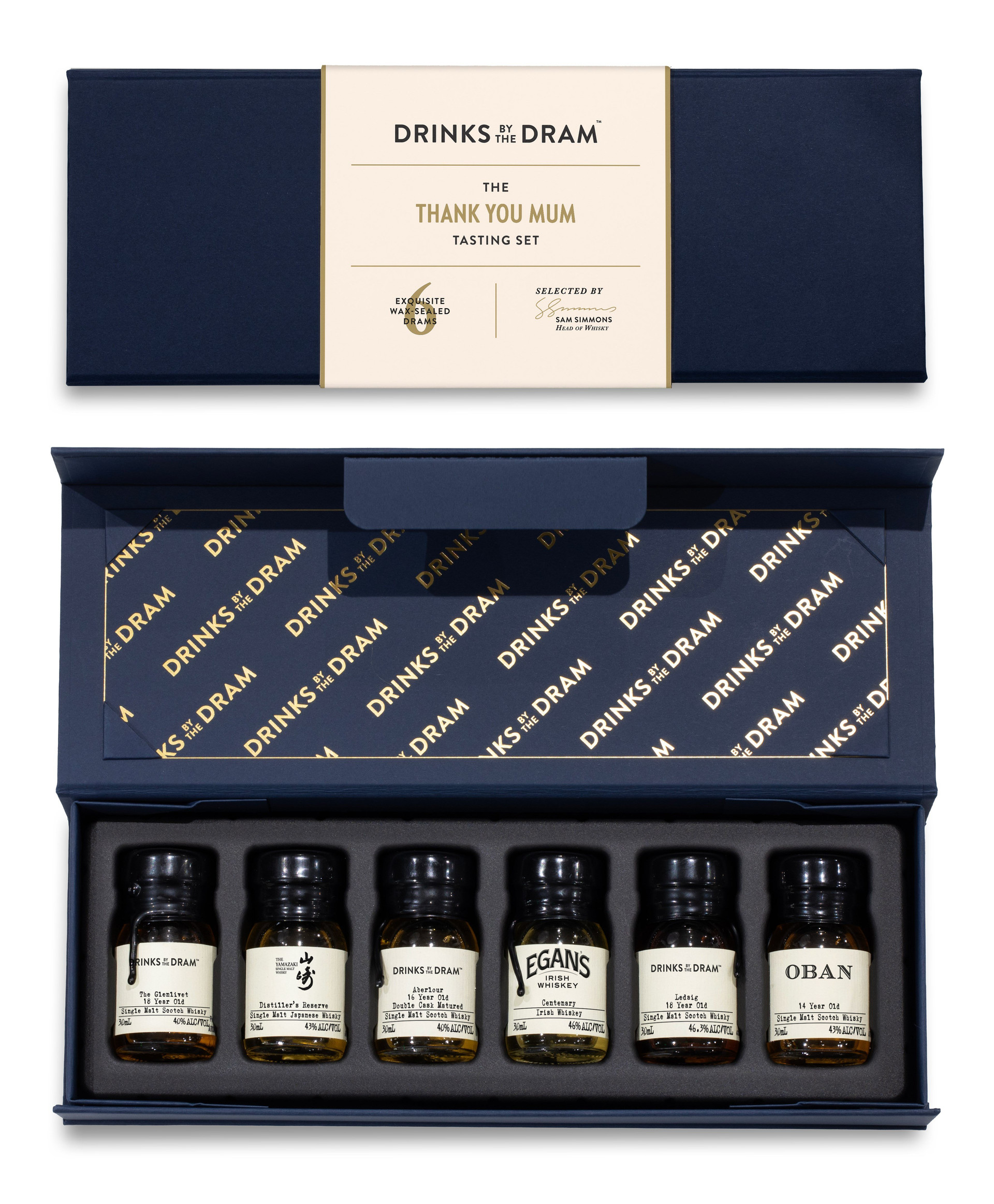 Thank You Mum Premium Whisky Tasting Set (Blue)
