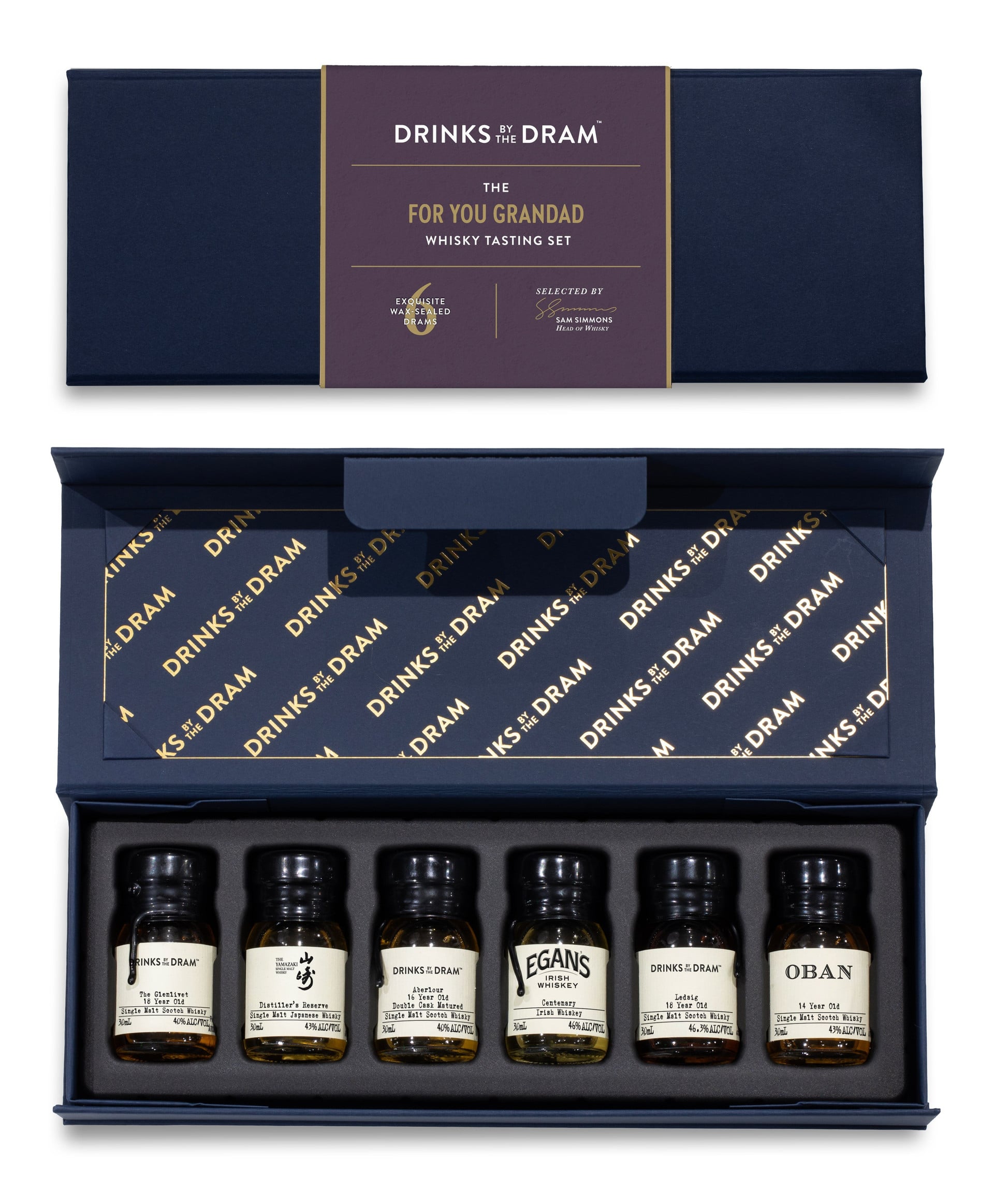 For You Grandad Premium Whisky Tasting Set (Blue)