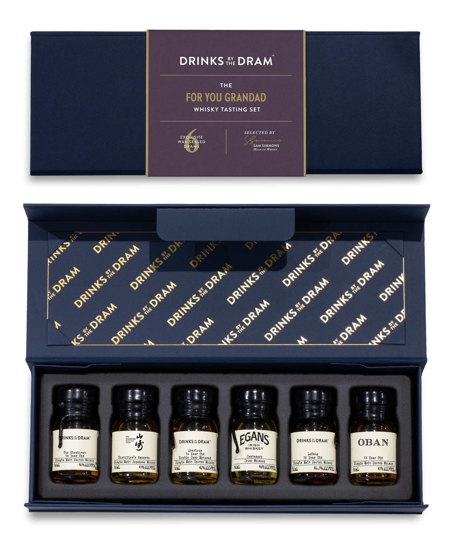 For You Grandad Premium Whisky Tasting Set (Blue)