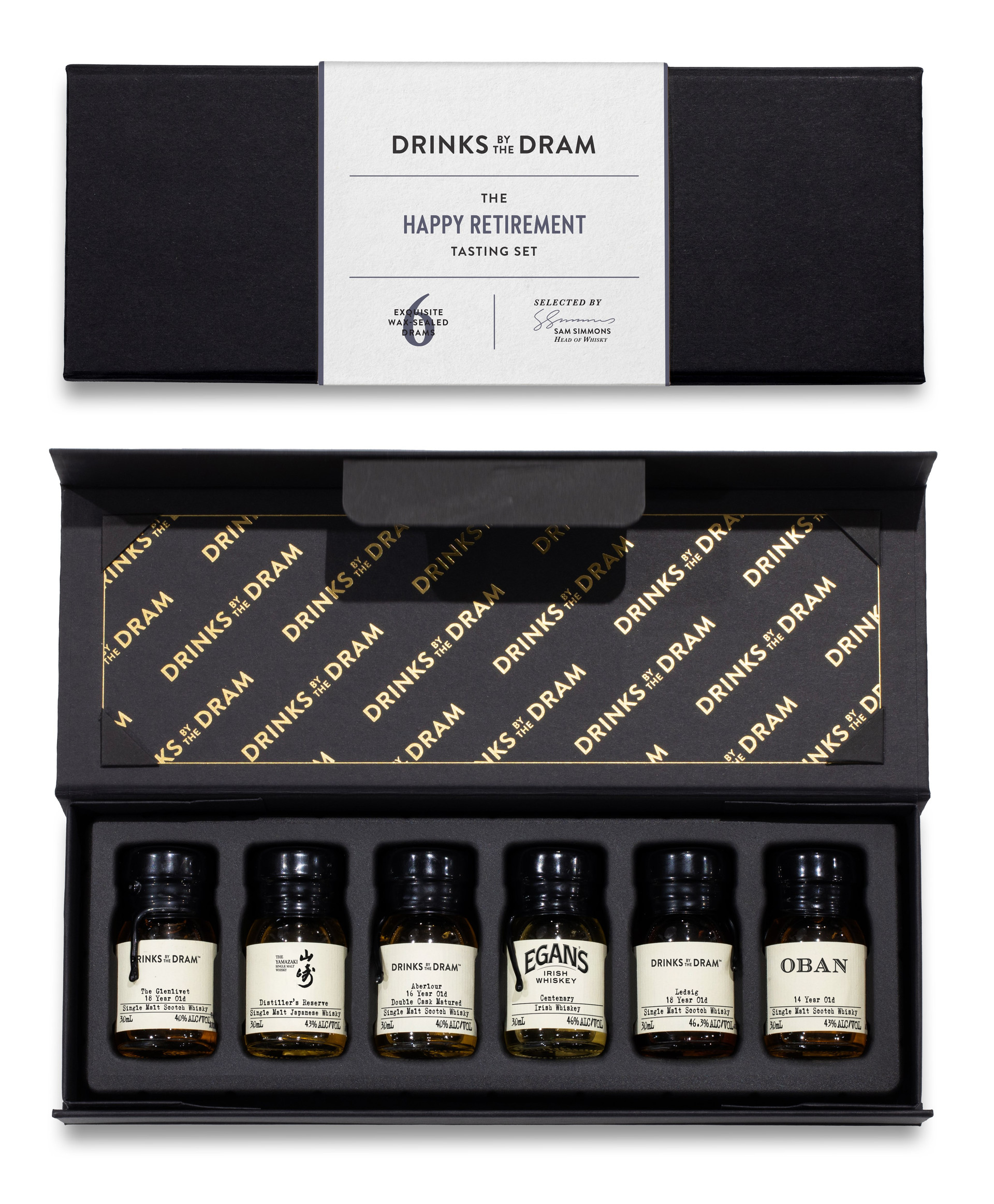 Retirement Premium Whisky Tasting Set (Black)