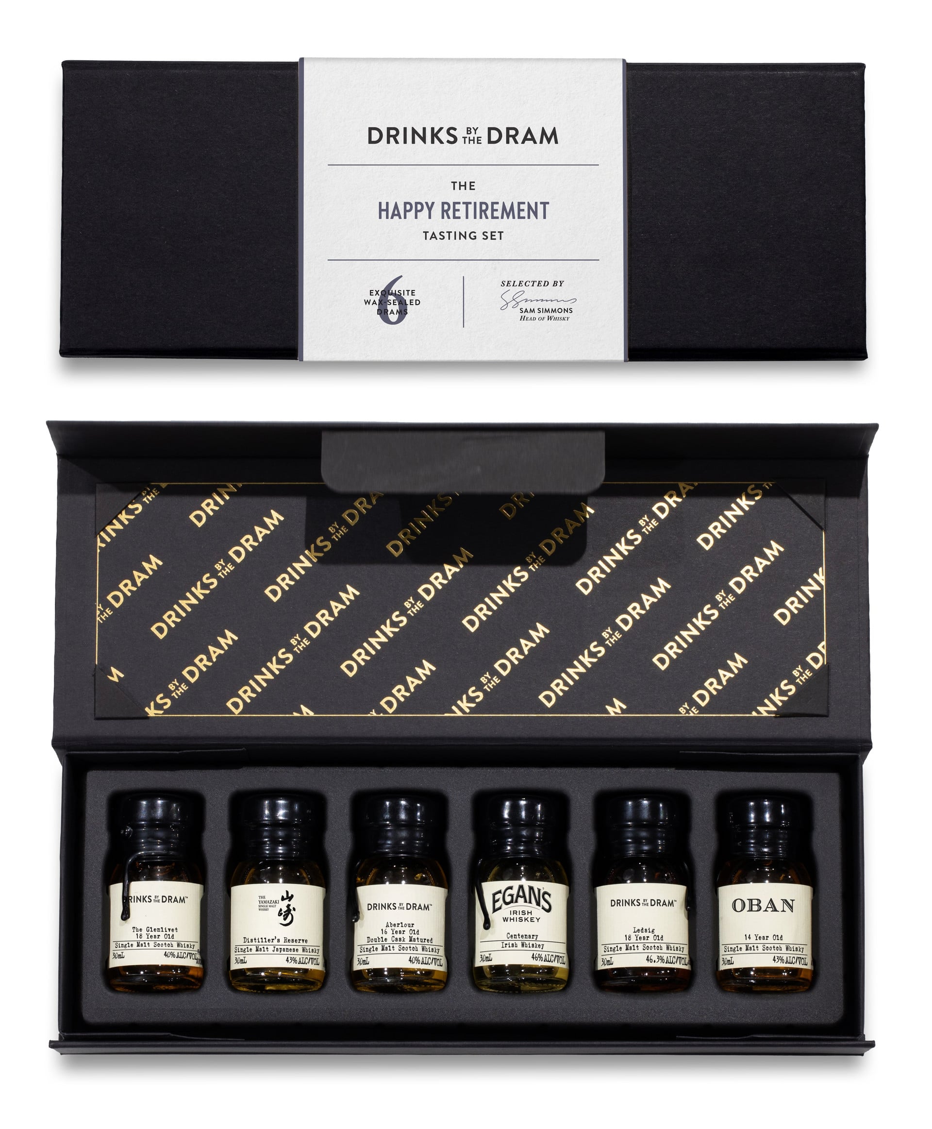 Retirement Premium Whisky Tasting Set (Black)