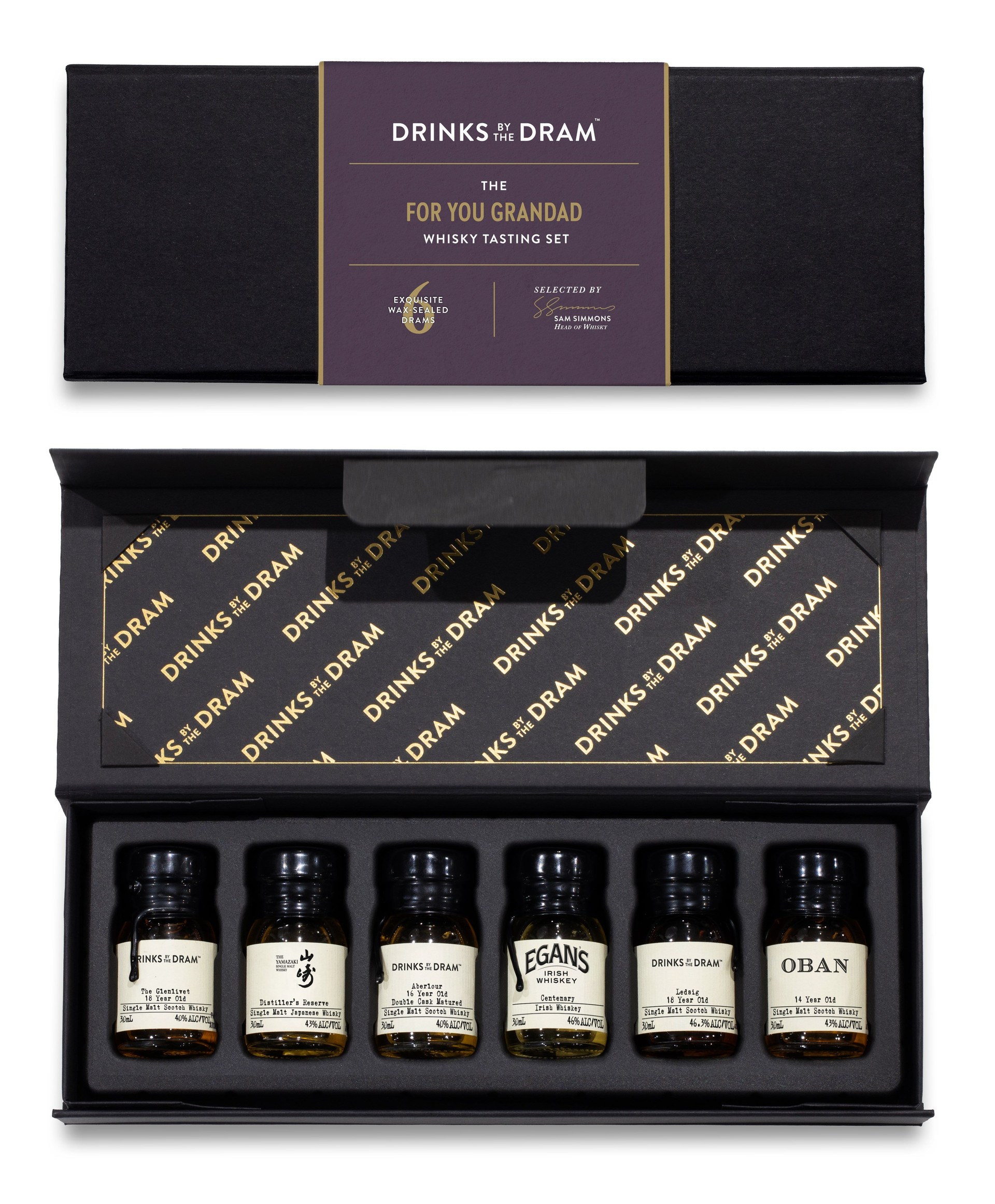 For You Grandad Premium Whisky Tasting Set (Black)