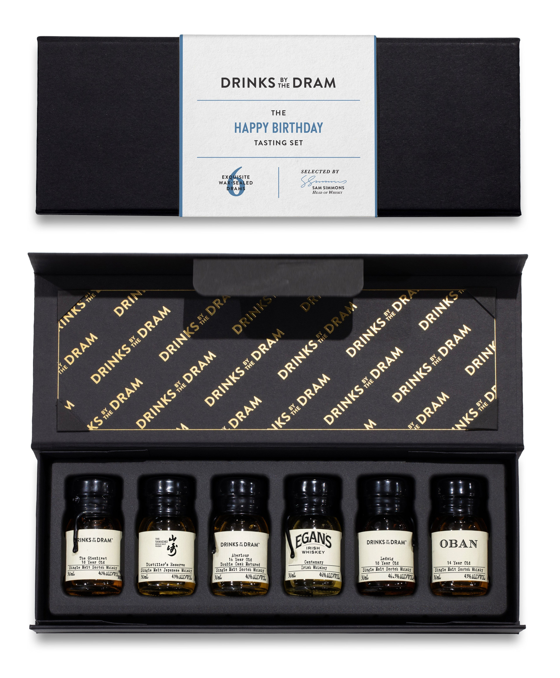 Happy Birthday Premium Whisky Tasting Set (Black)