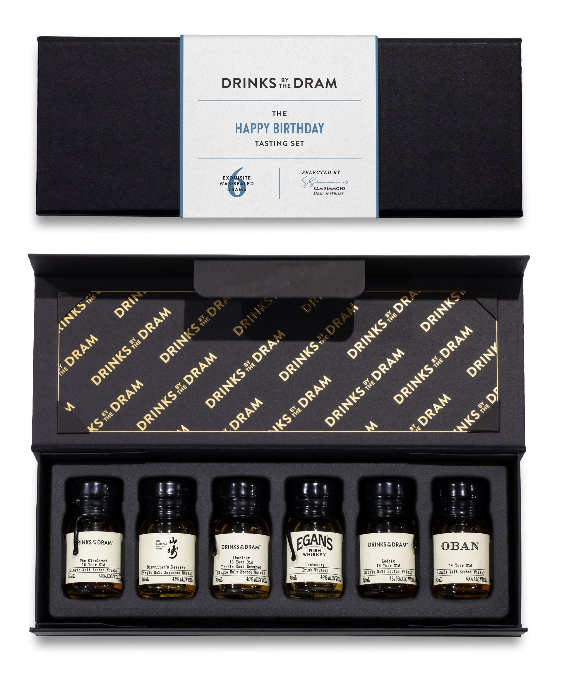 Happy Birthday Premium Whisky Tasting Set (Black)