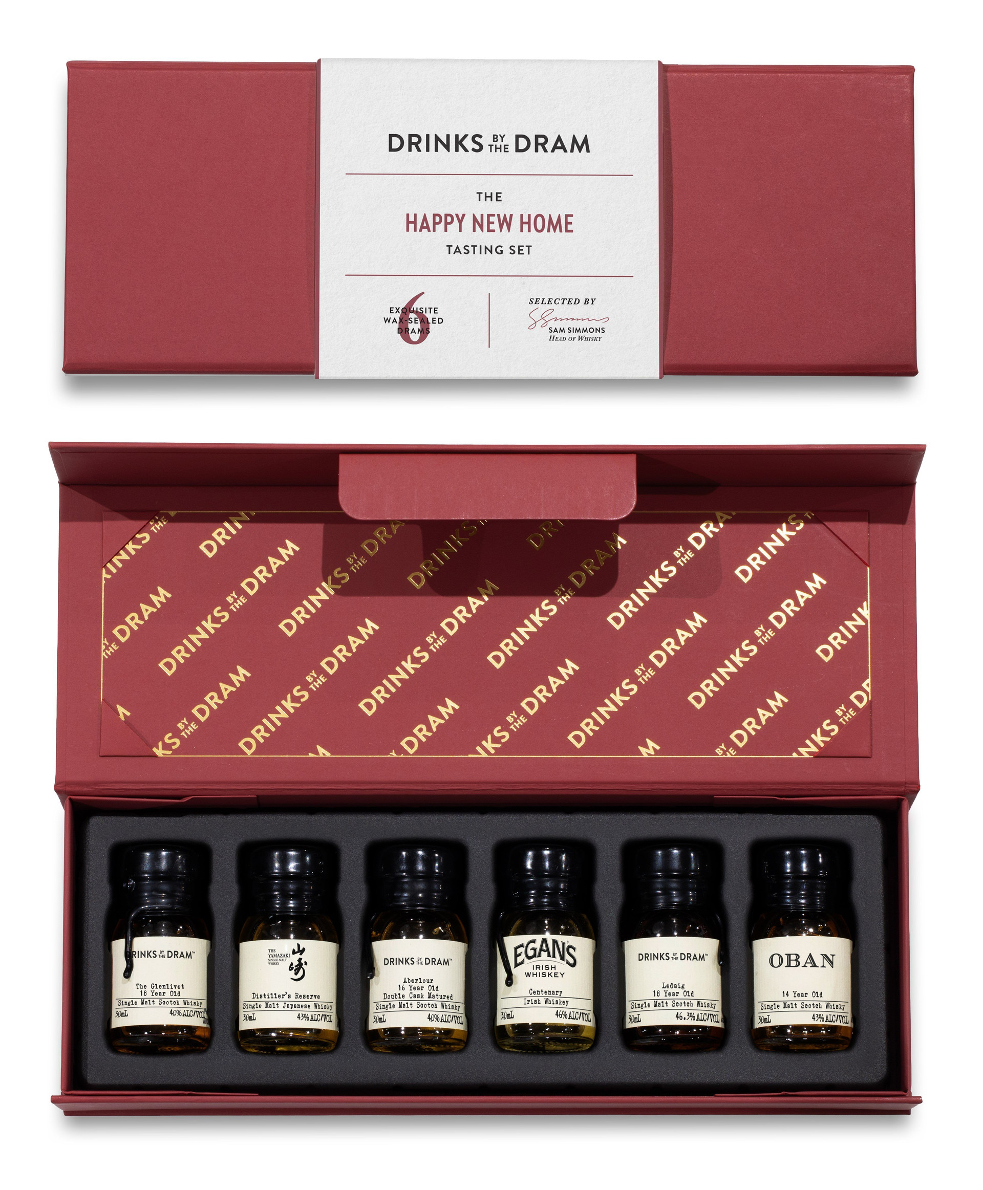 Happy New Home Premium Whisky Tasting Set (Red)