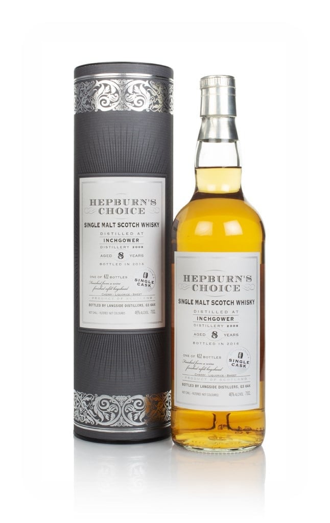 Inchgower 8 Year Old 2008 - Hepburn's Choice (Langside) 70cl