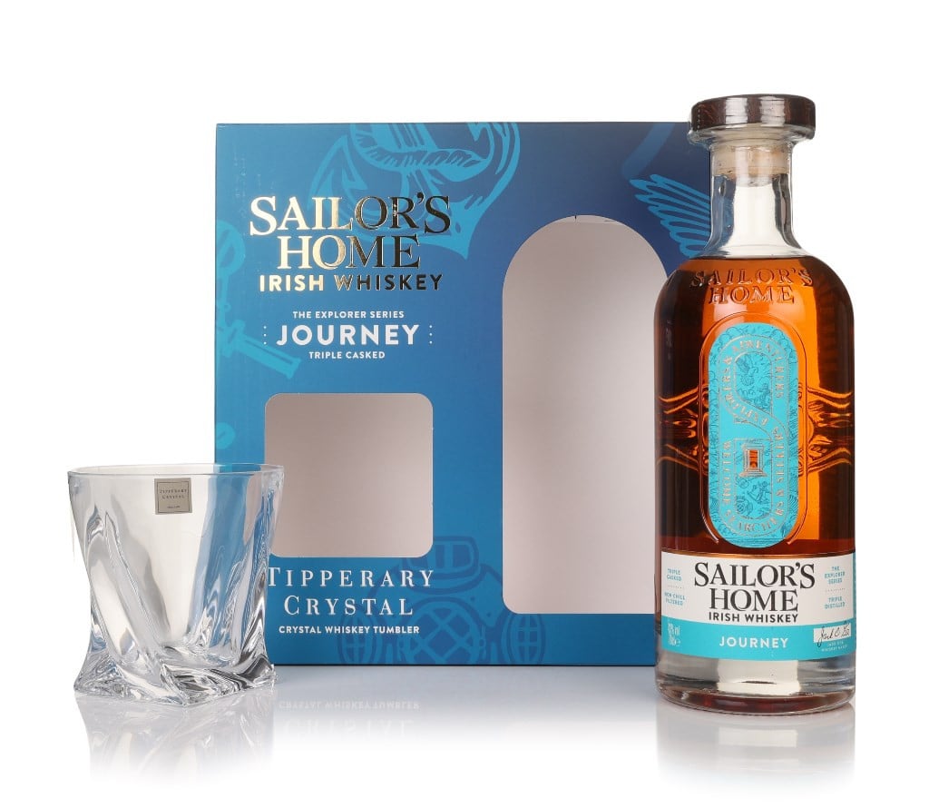 Sailor's Home The Journey Gift Set with Glass (No Box / Torn Label) 70cl