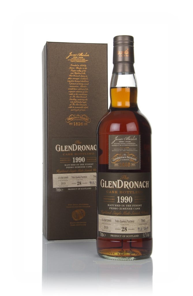The GlenDronach 28 Year Old 1990 (cask 7905) - PX Sherry Puncheon 70cl