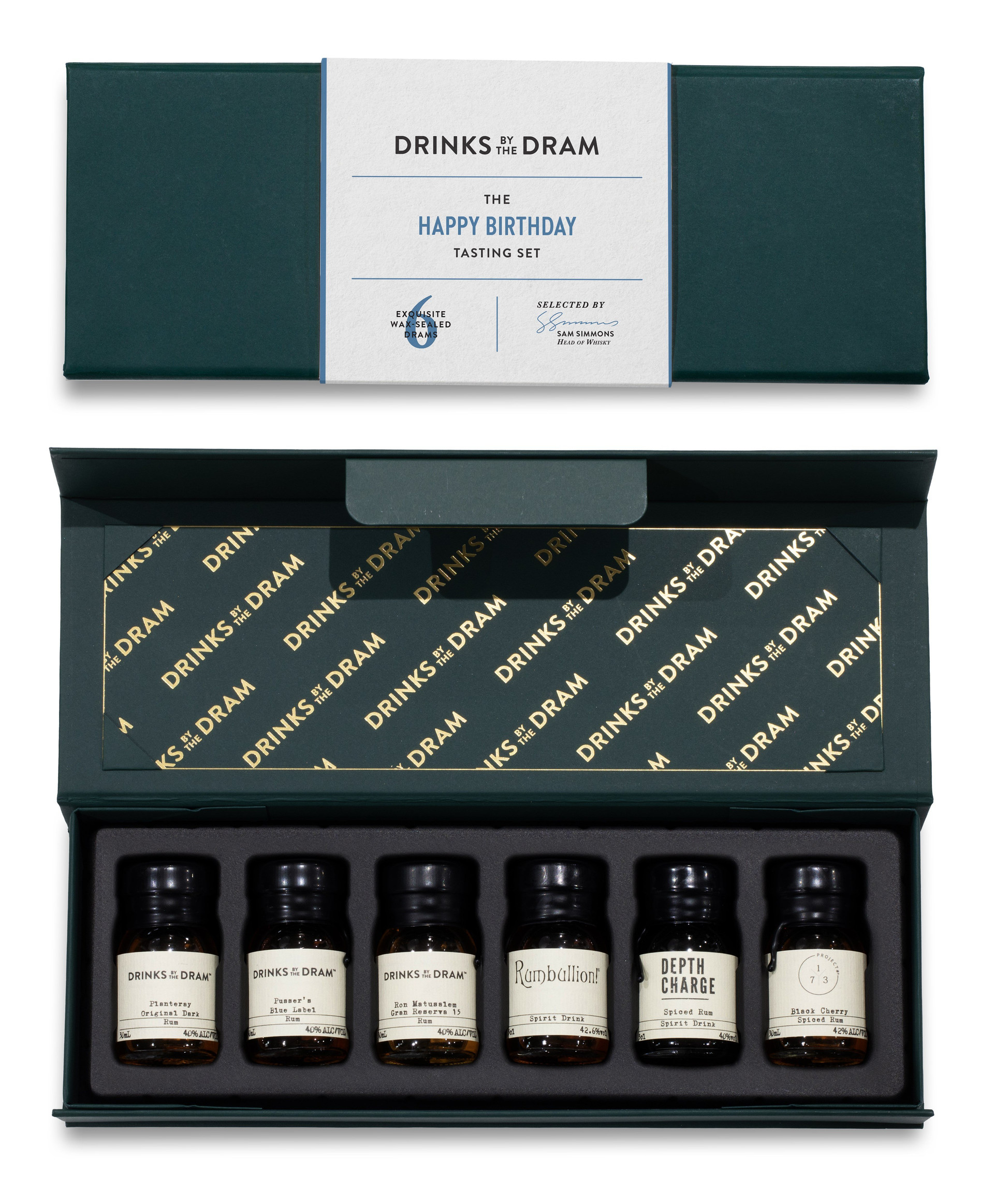 Happy Birthday Rum Tasting Set (Green)