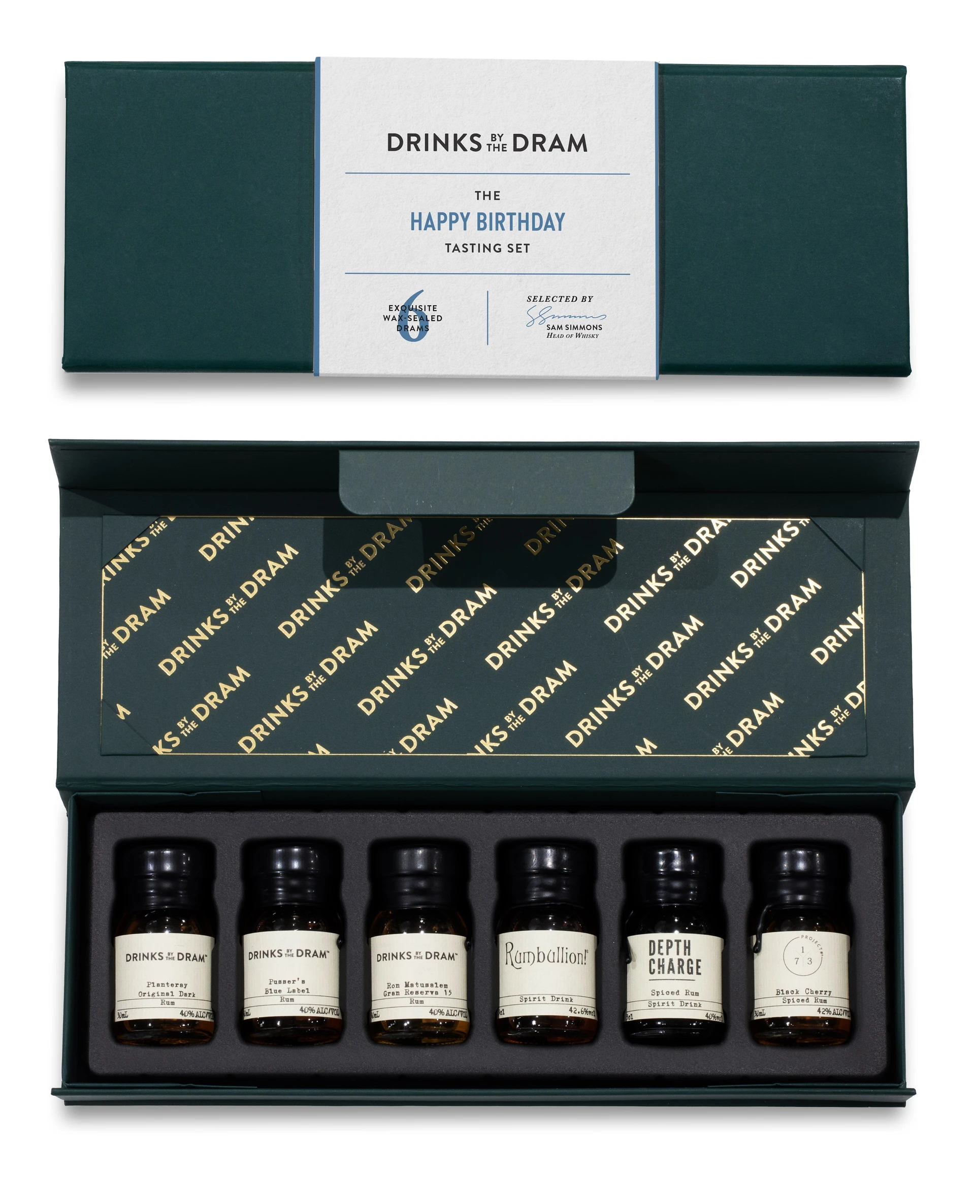 Happy Birthday Rum Tasting Set (Green)