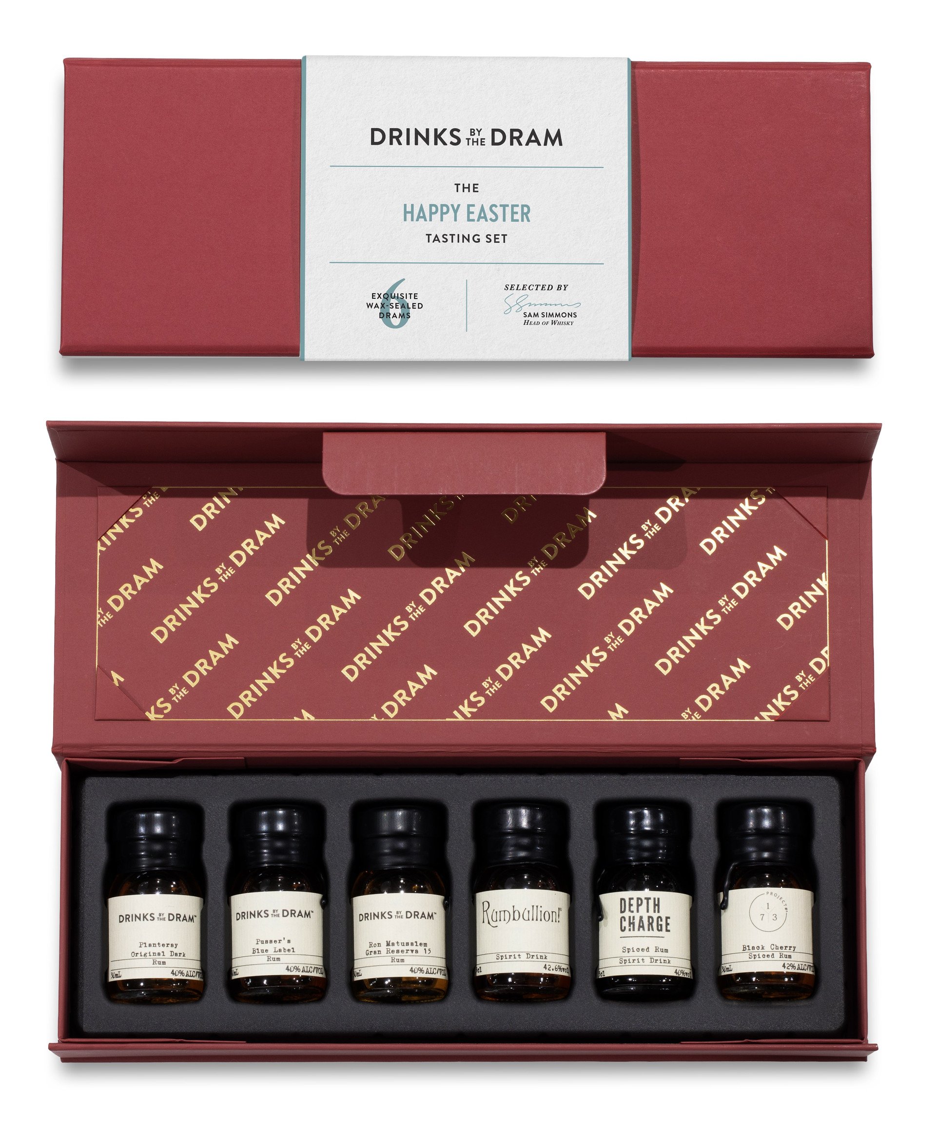 Happy Easter Rum Tasting Set (Red) 18cl