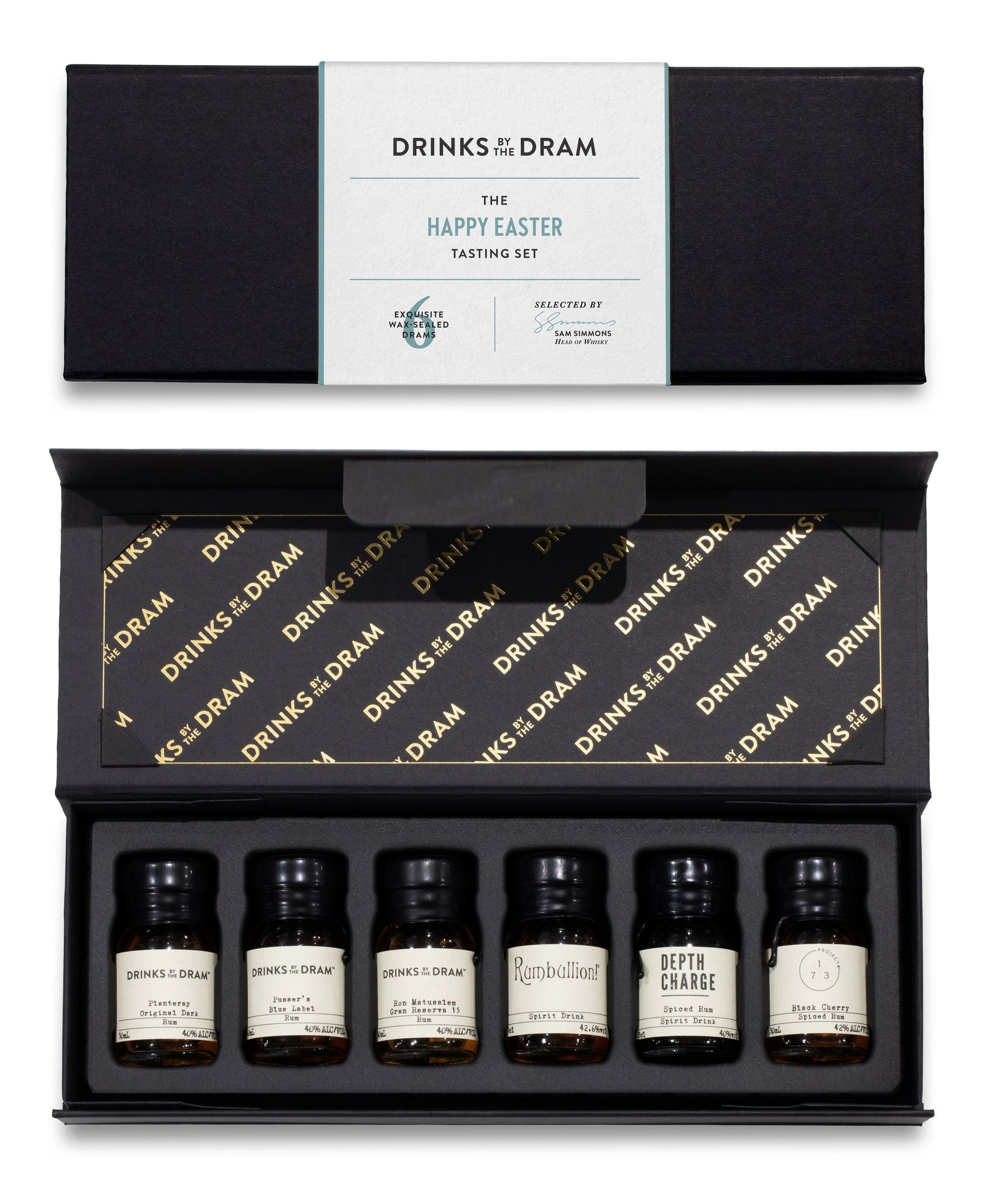Happy Easter Rum Tasting Set (Black) 18cl