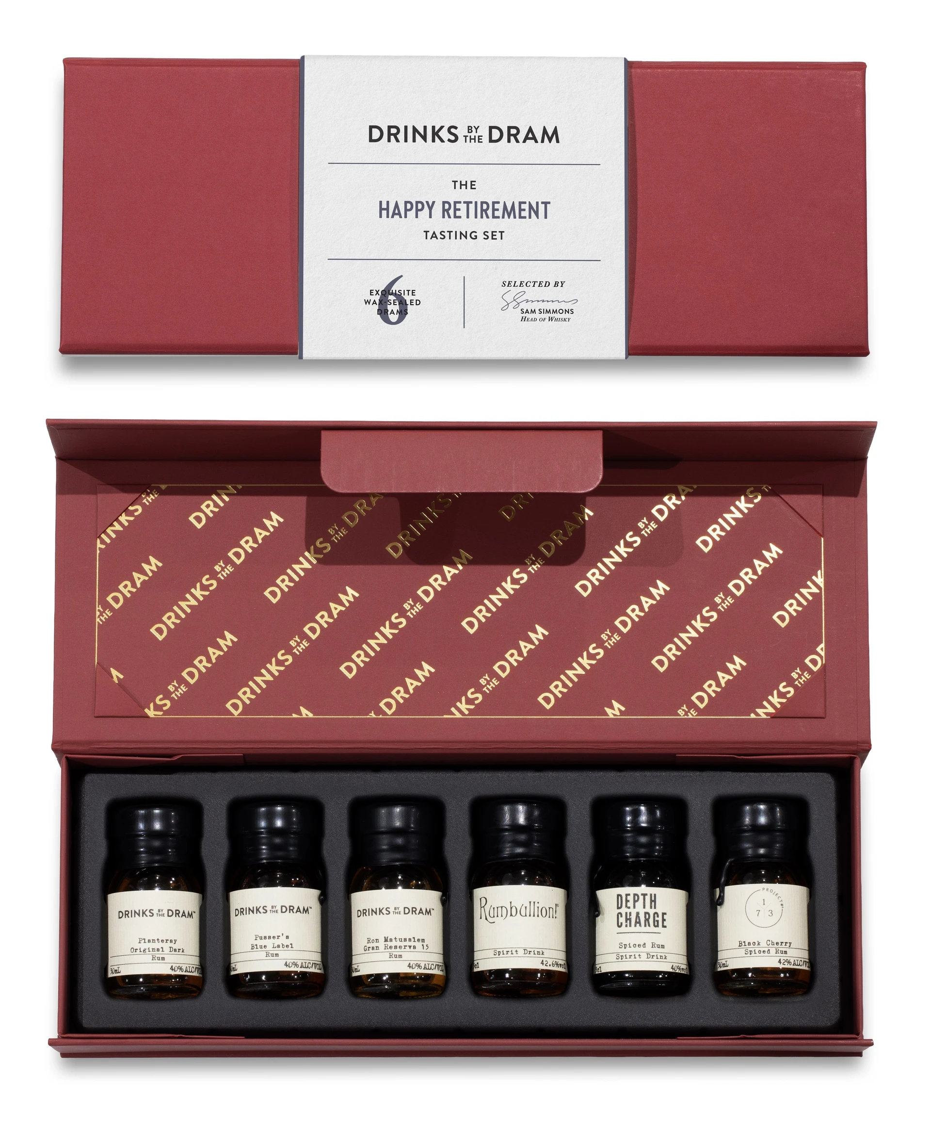 Retirement Rum Tasting Set (Red)
