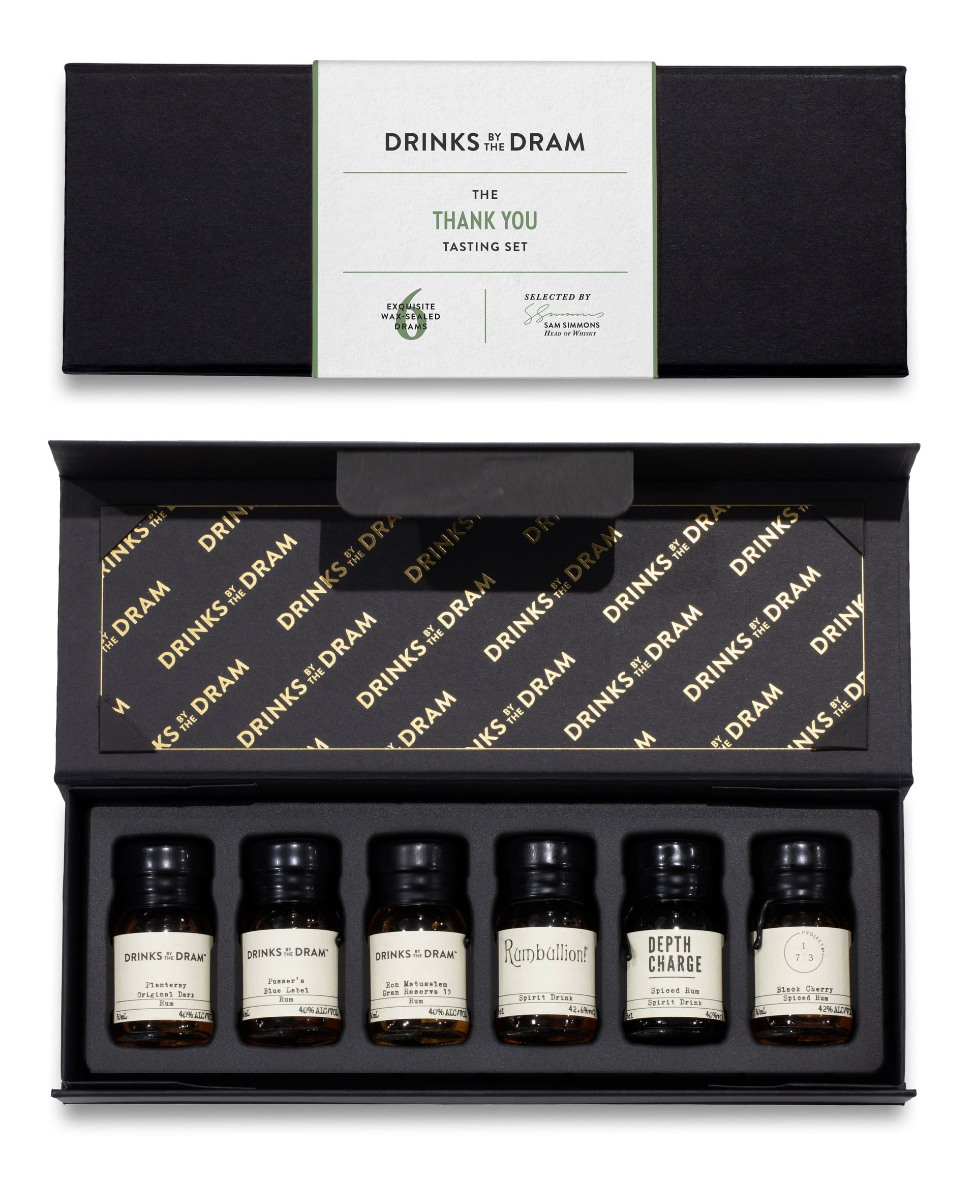 Thank You Rum Tasting Set (Black)