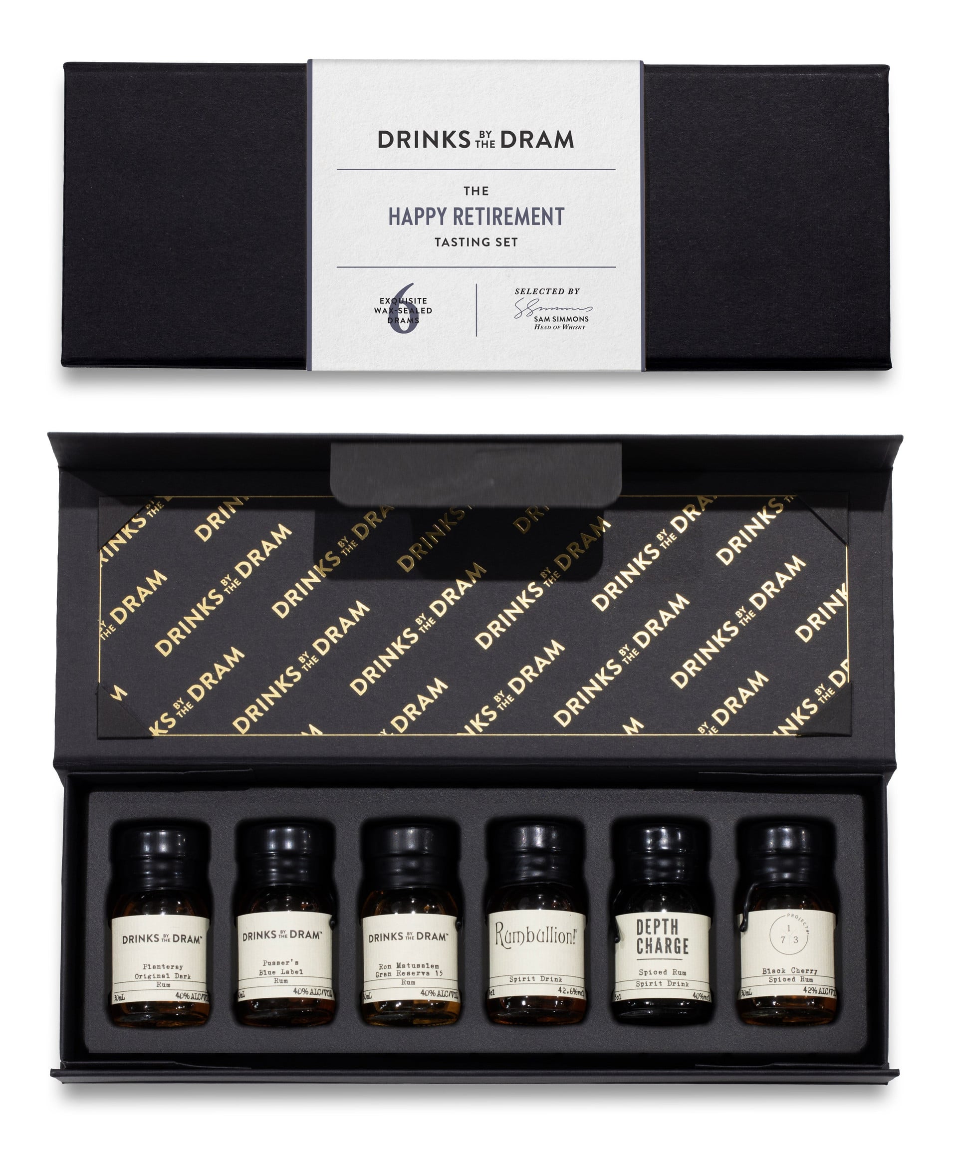 Retirement Rum Tasting Set (Black)