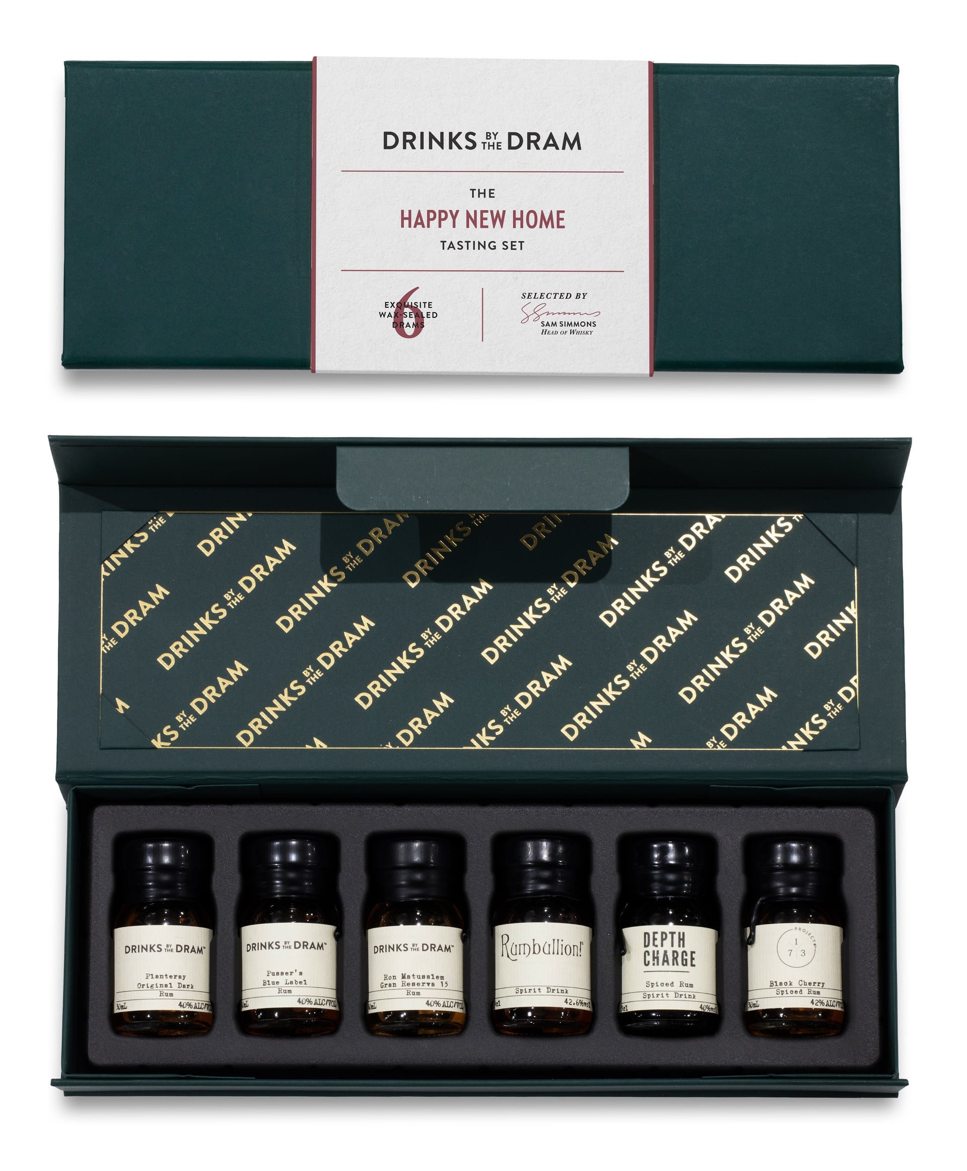 Happy New Home Rum Tasting Set (Green)
