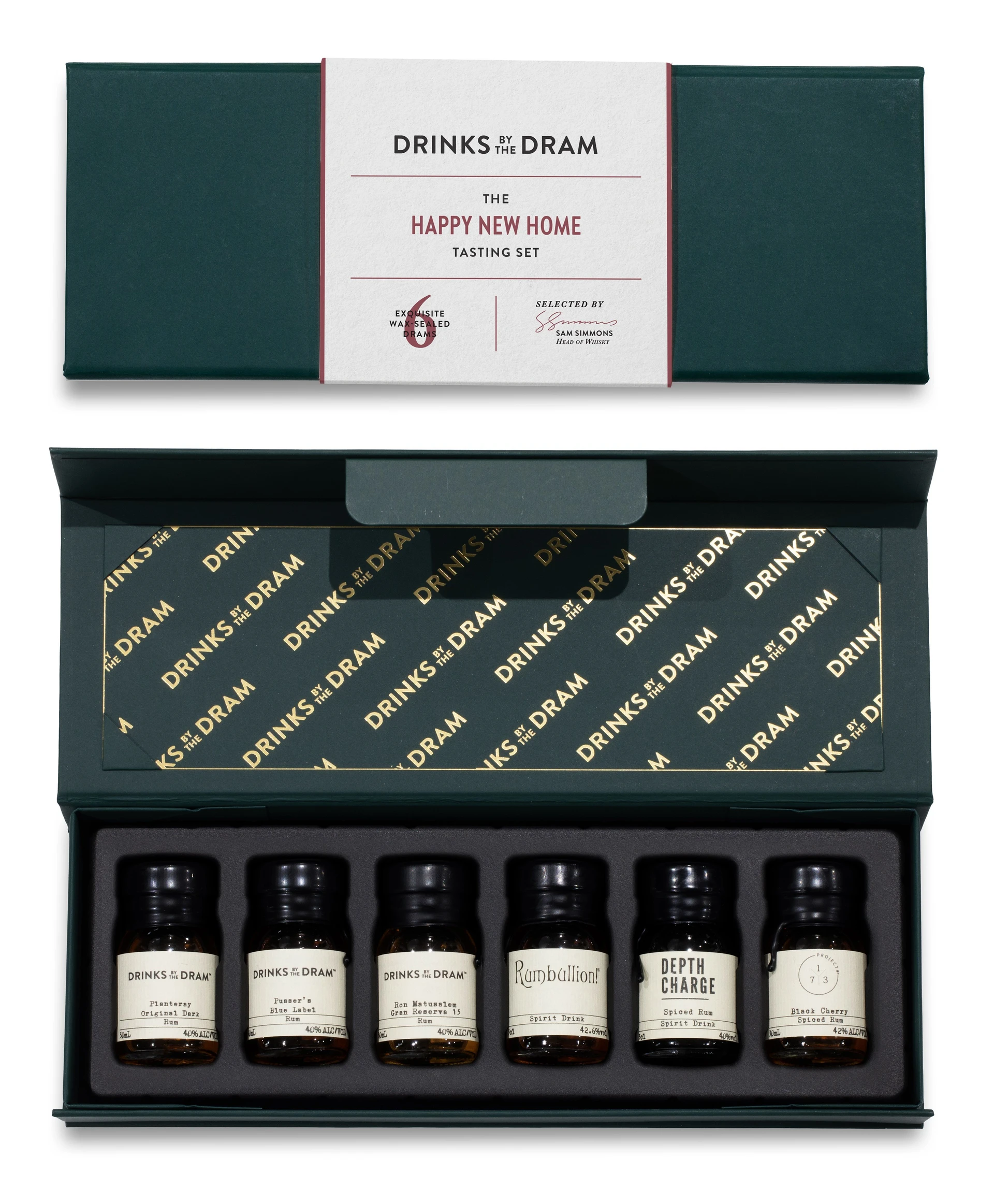 Happy New Home Rum Tasting Set (Green)
