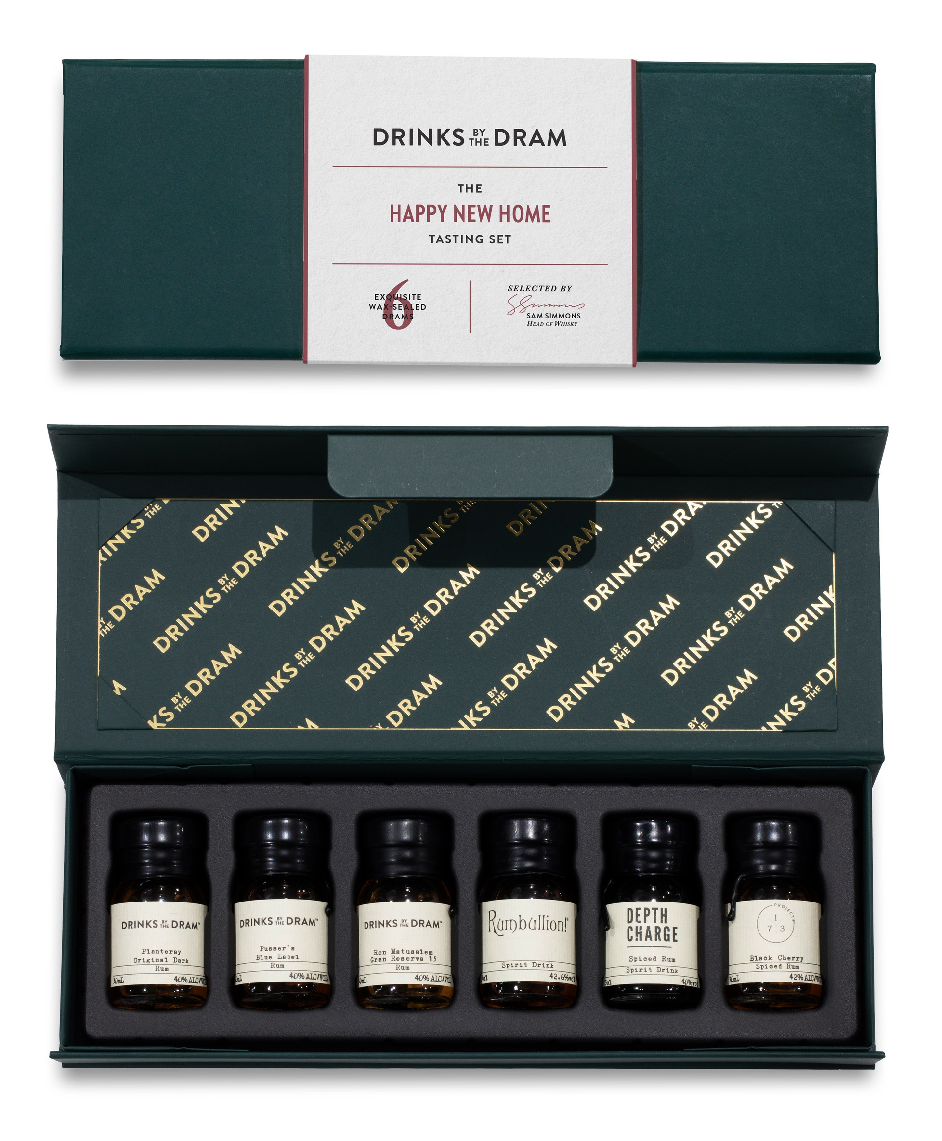 Happy New Home Rum Tasting Set (Green)
