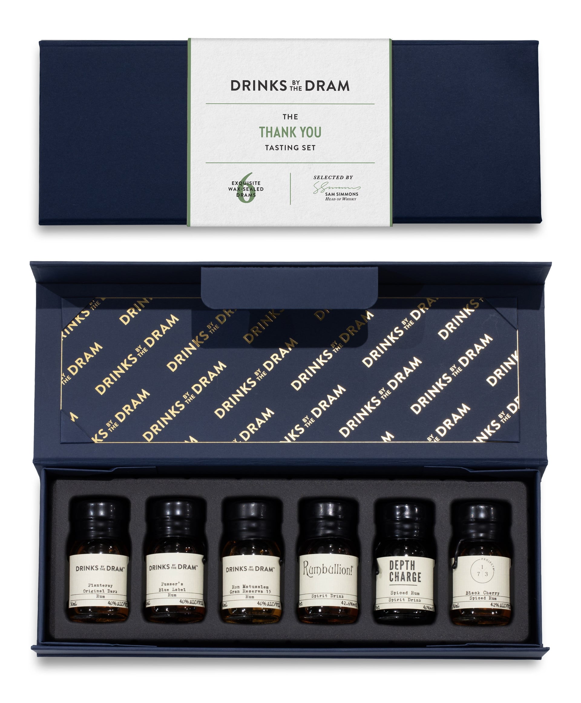 Thank You Rum Tasting Set (Blue)