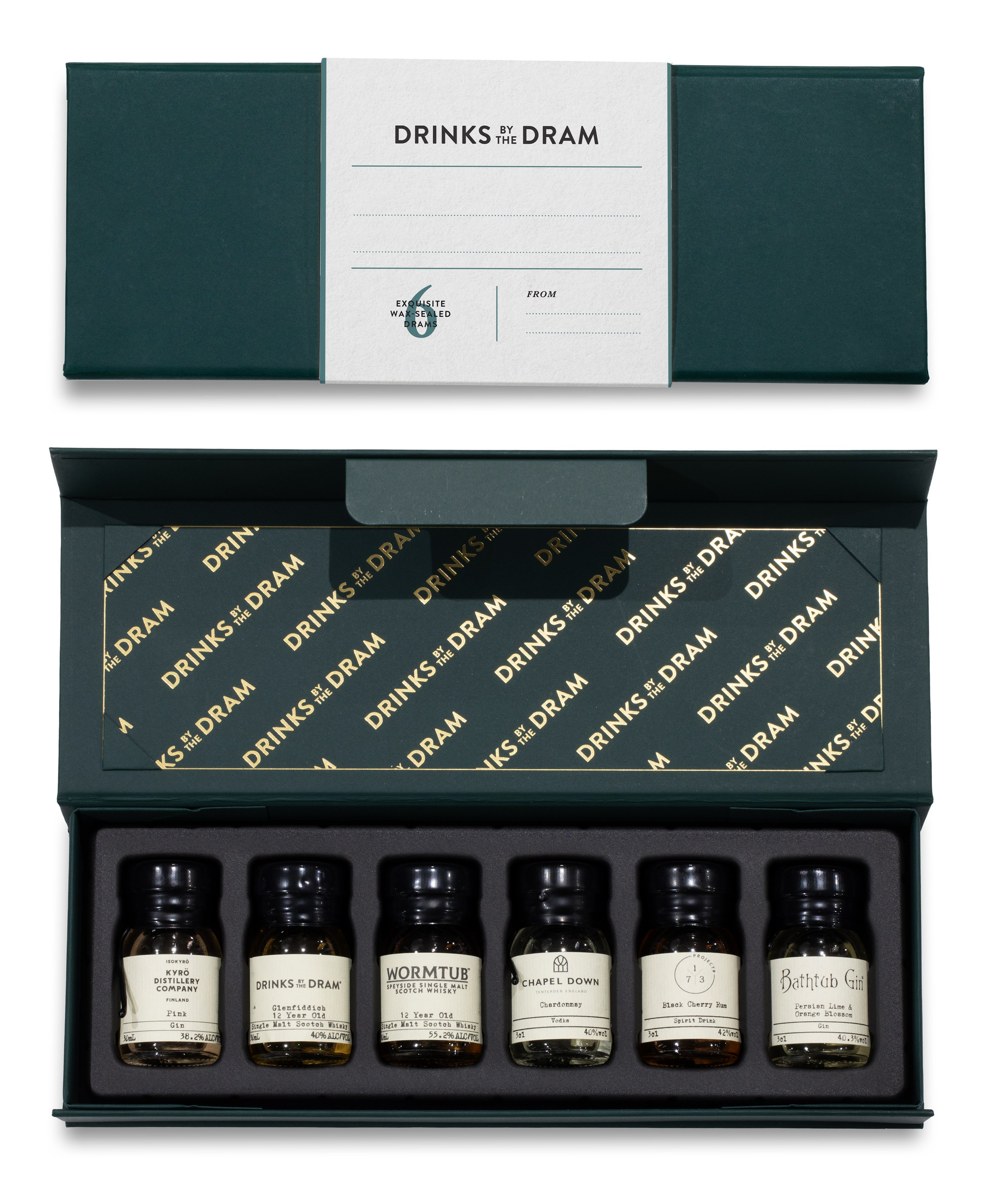 Blank - Write your own message Mixed Spirits Set (Green)