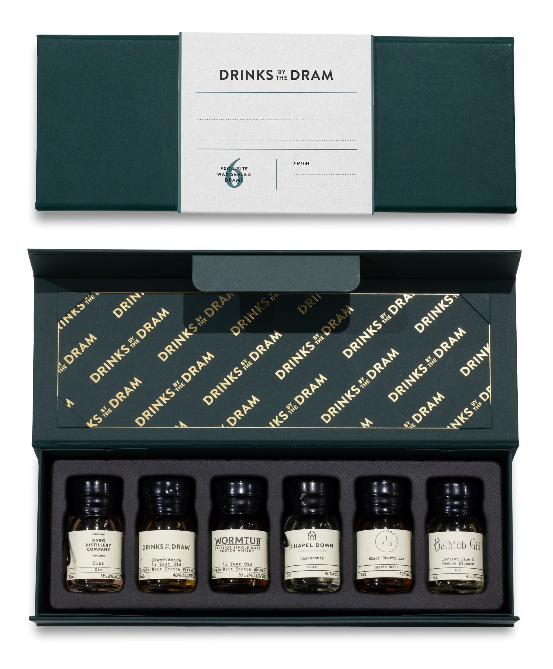 Blank - Write your own message Mixed Spirits Set (Green)