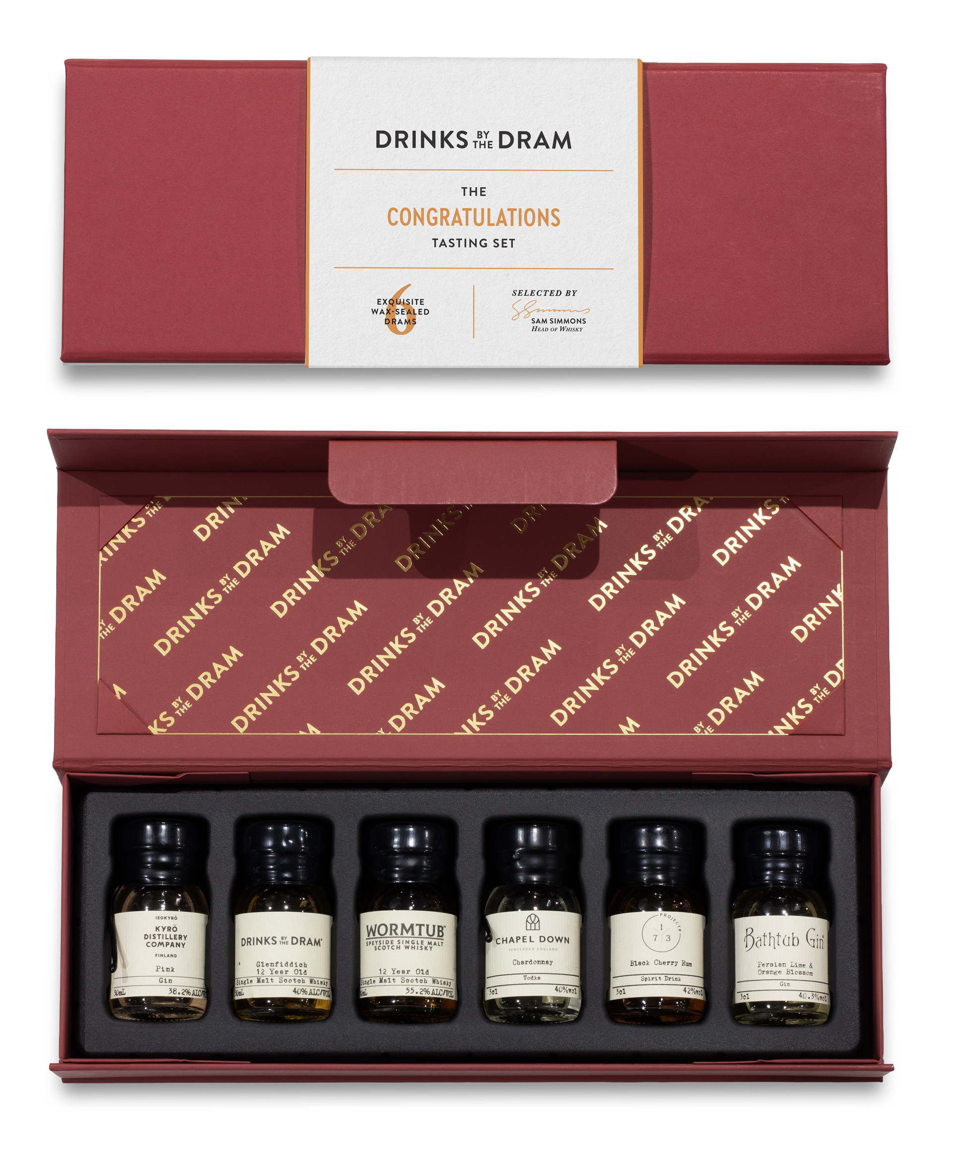 Congratulations Mixed Spirits Set (Red)