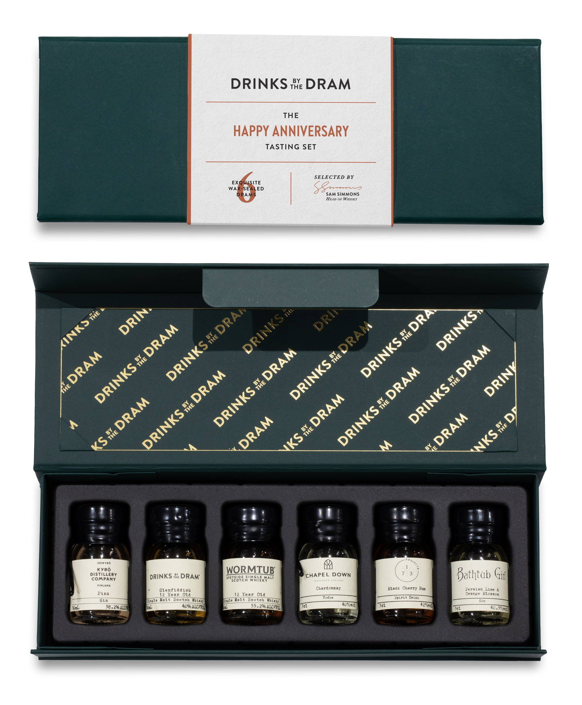Happy Anniversary Mixed Spirits Set (Green)