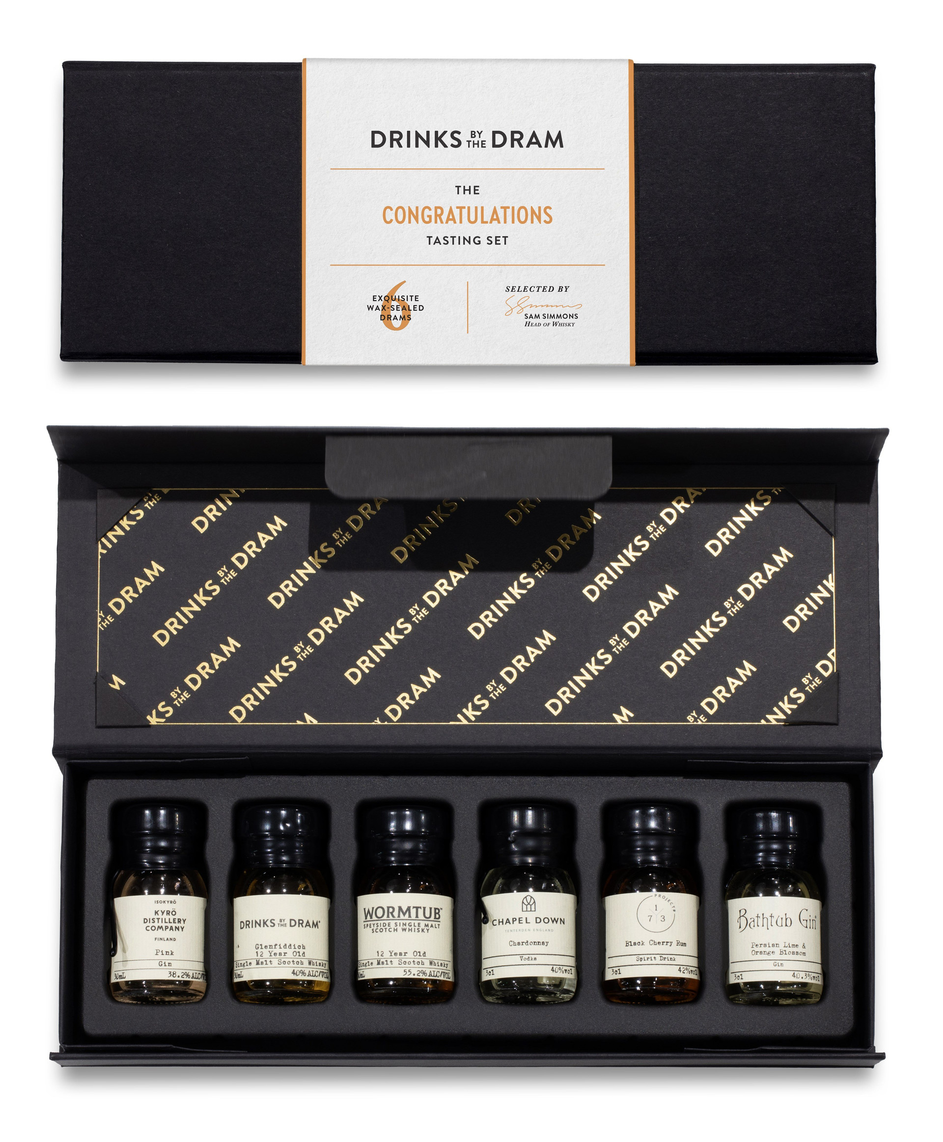 Congratulations Mixed Spirits Set (Black)