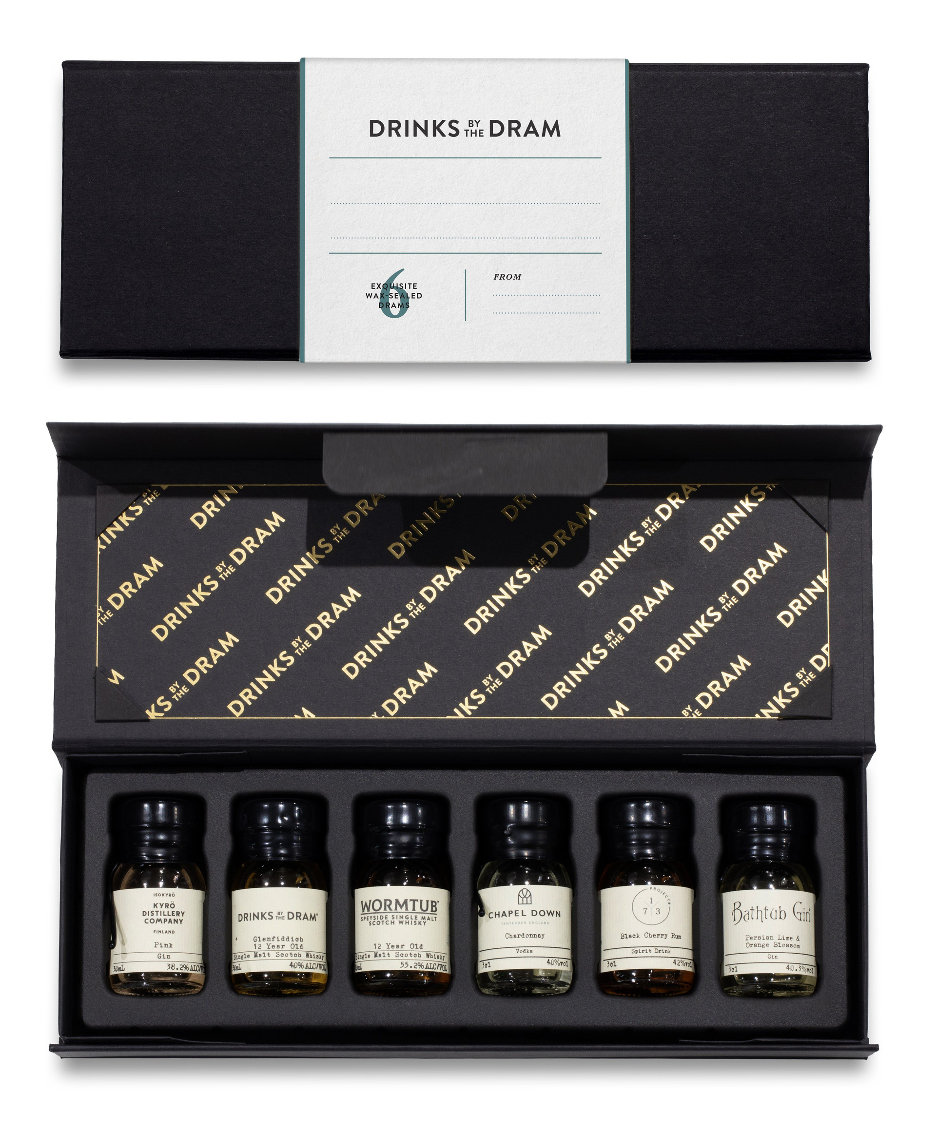 Blank - Write your own message Mixed Spirits Set (Black)