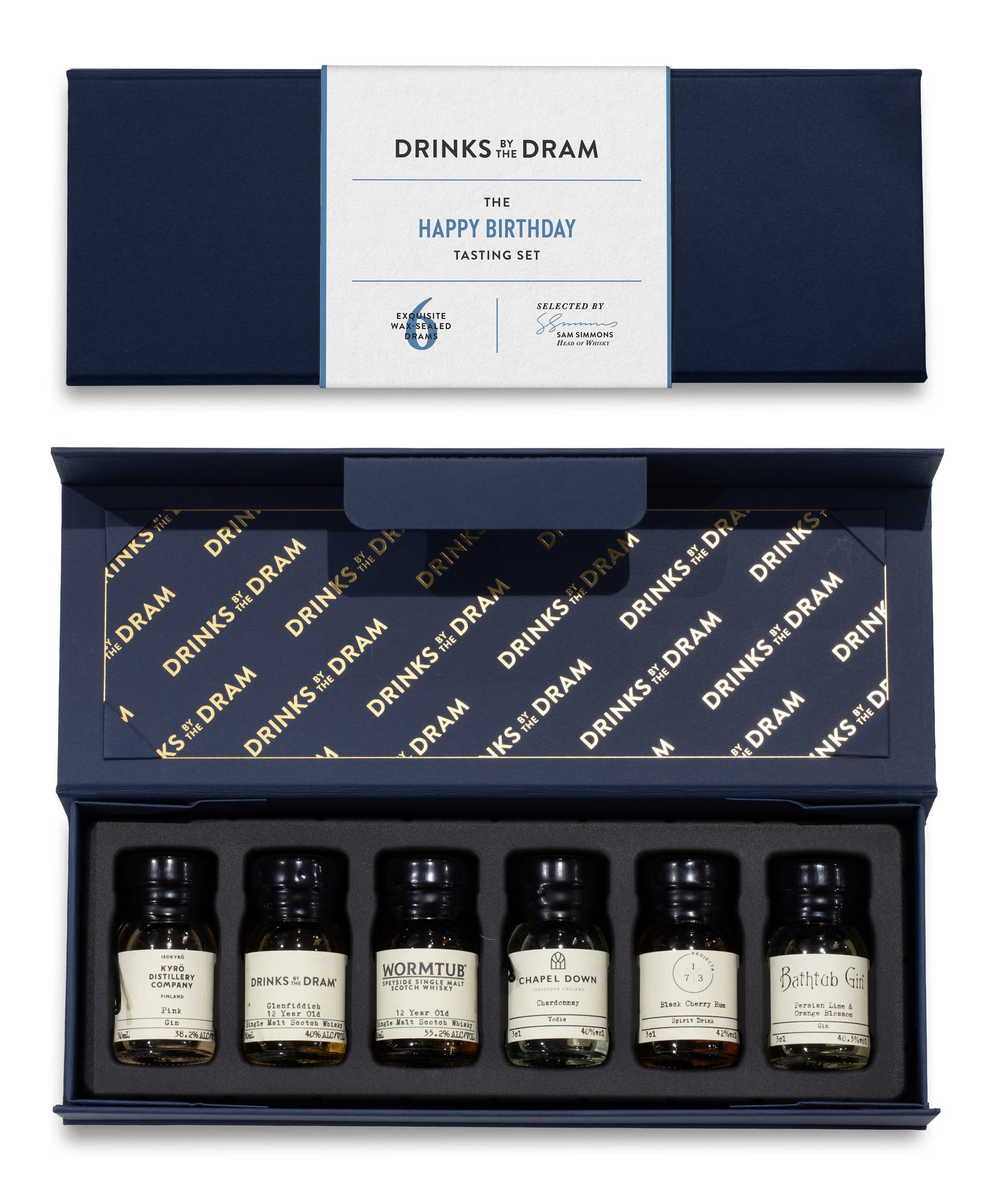 Happy Birthday Mixed Spirits Set (Blue)