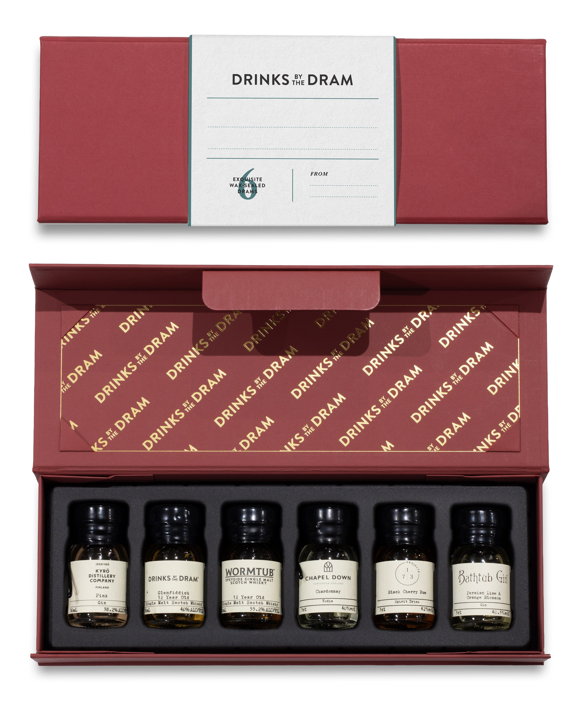 Blank - Write your own message Mixed Spirits Set (Red)