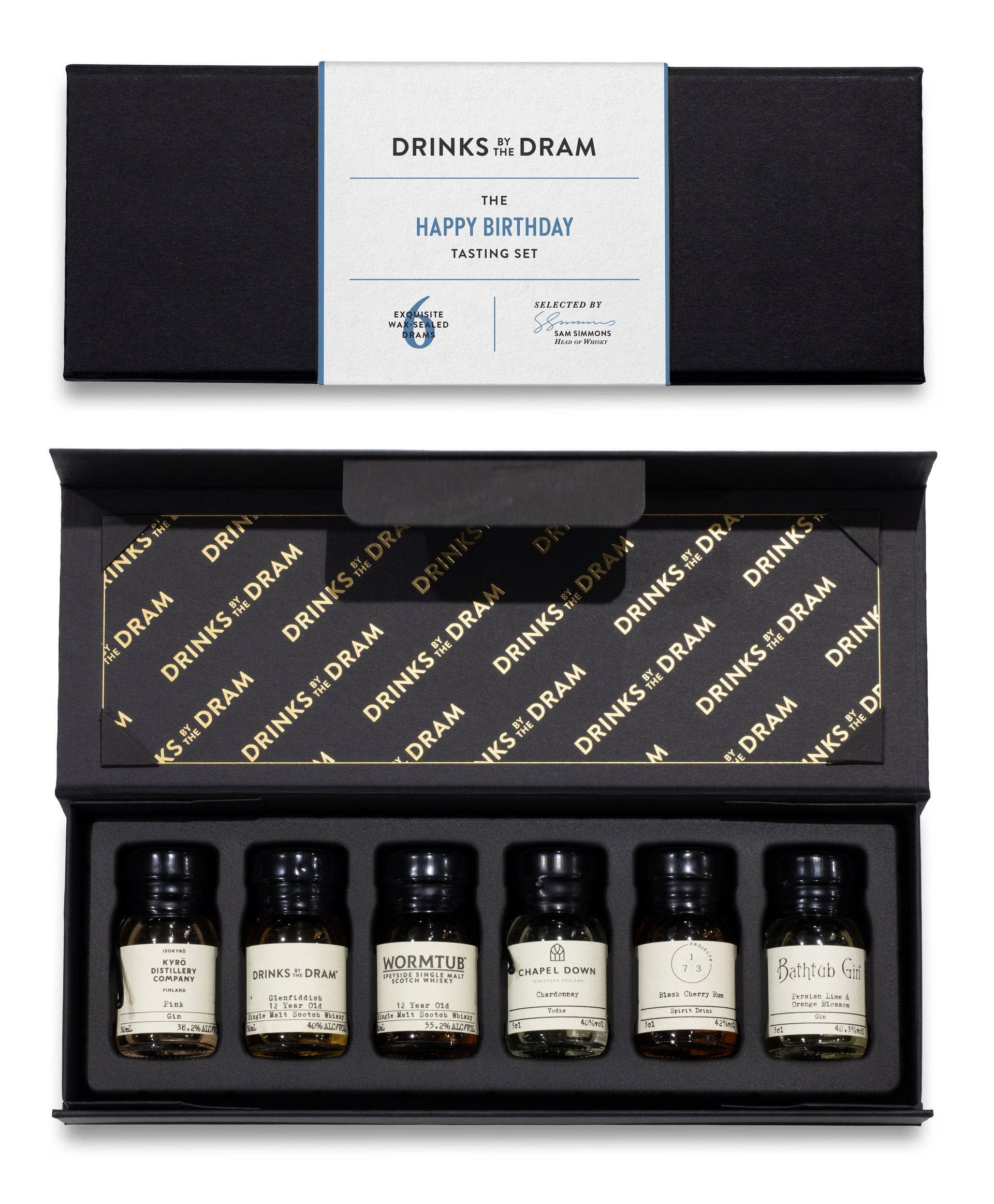 Happy Birthday Mixed Spirits Set (Black)