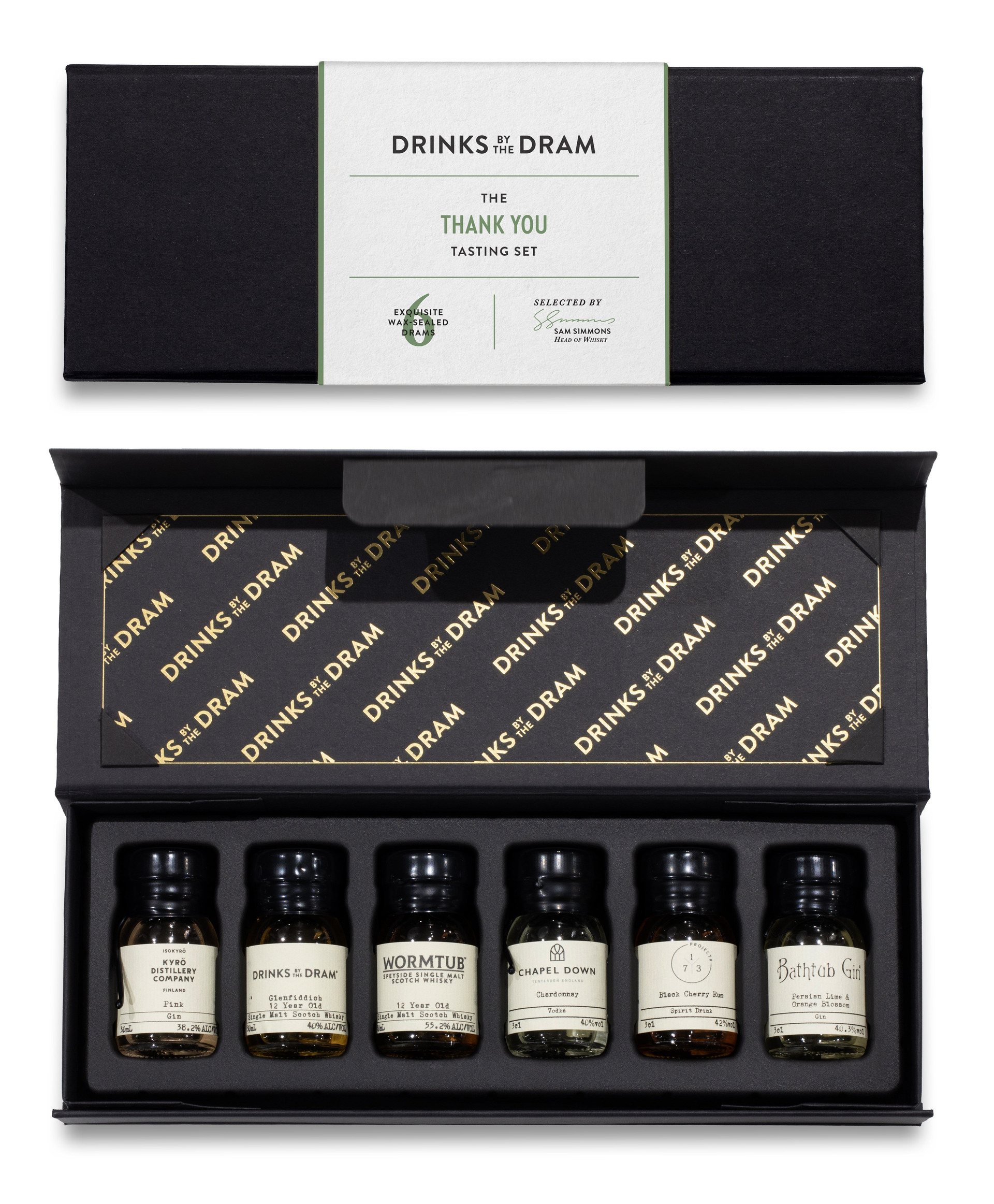 Thank You Mixed Spirits Set (Black)