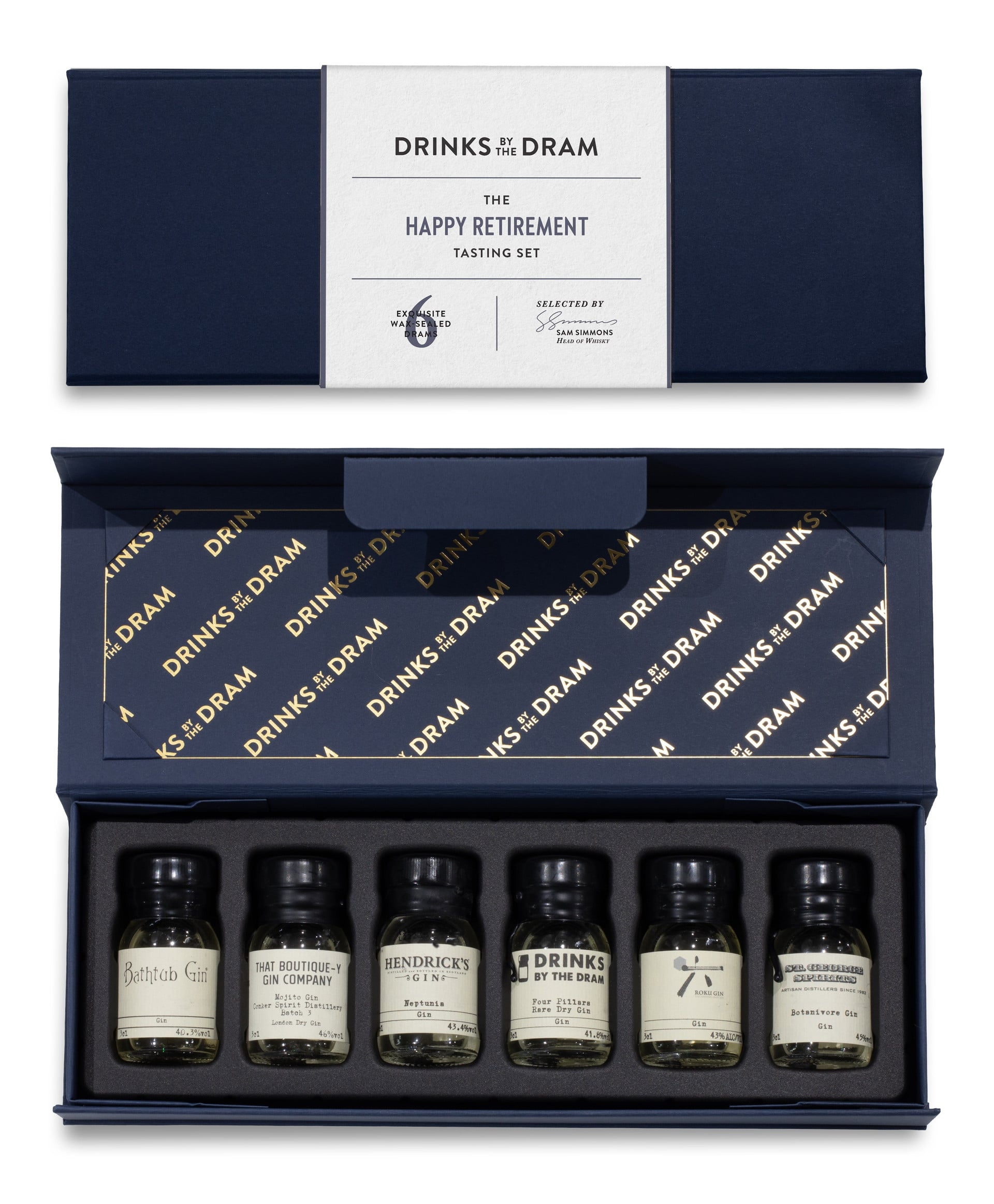 Retirement Gin Tasting Set (Blue)