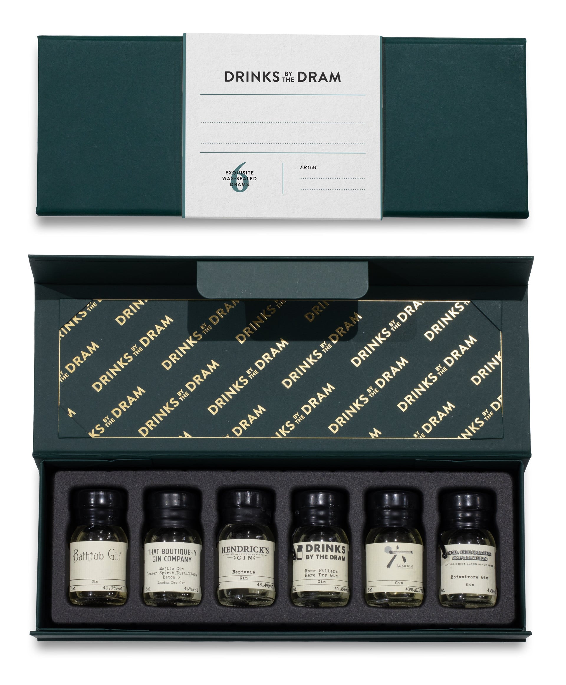 Blank - Write your own message Gin Tasting Set (Green)