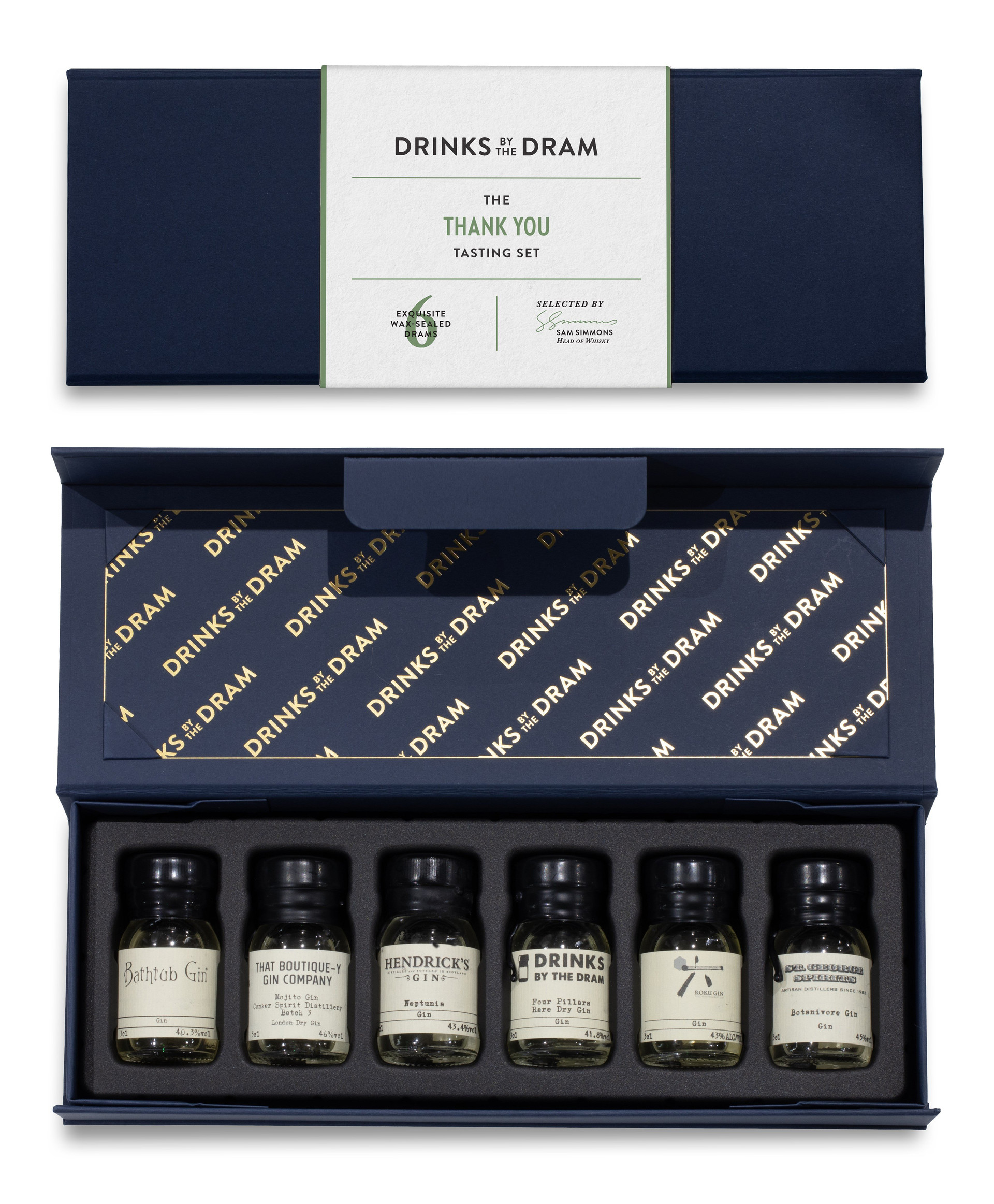 Thank You Gin Tasting Set (Blue)