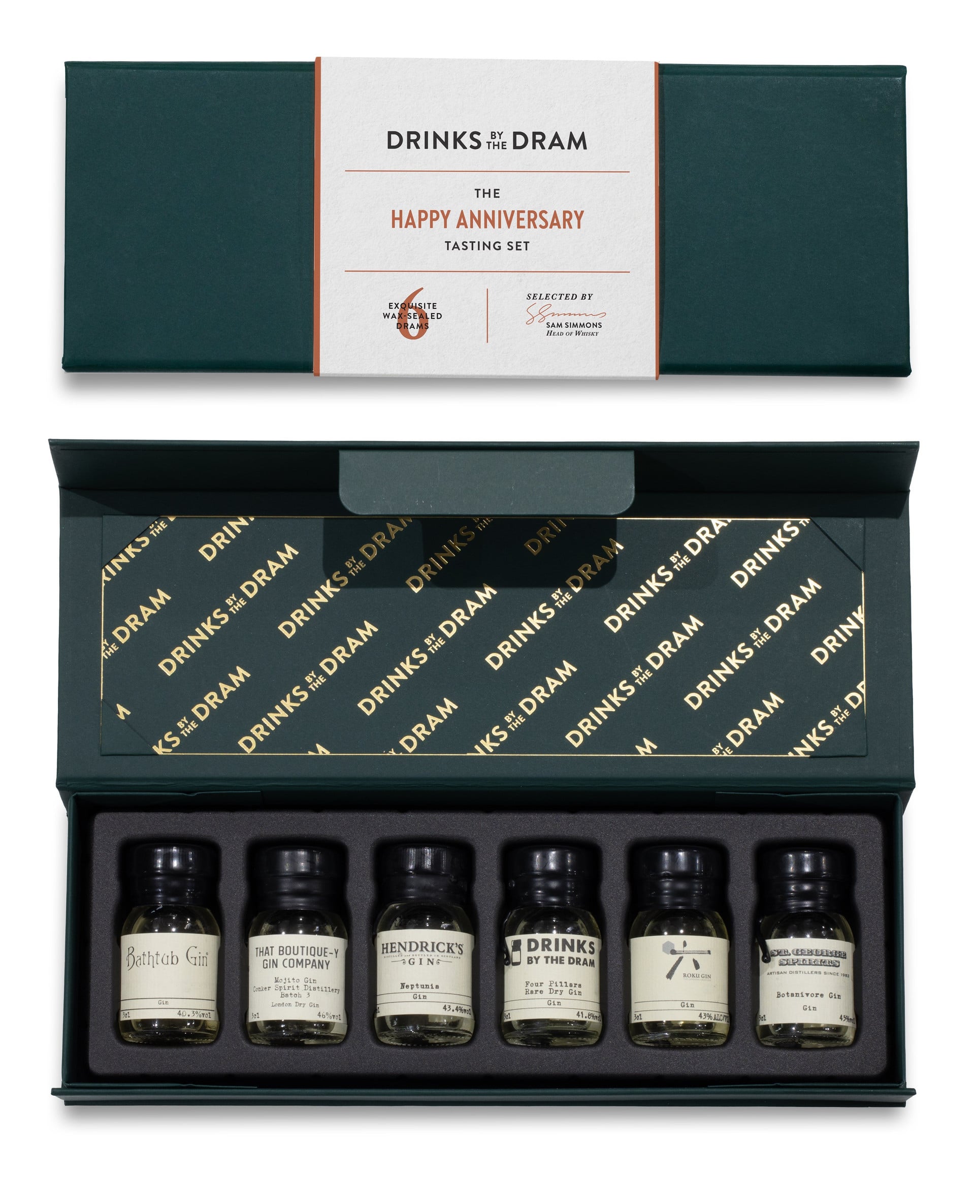 Happy Anniversary Gin Tasting Set (Green)