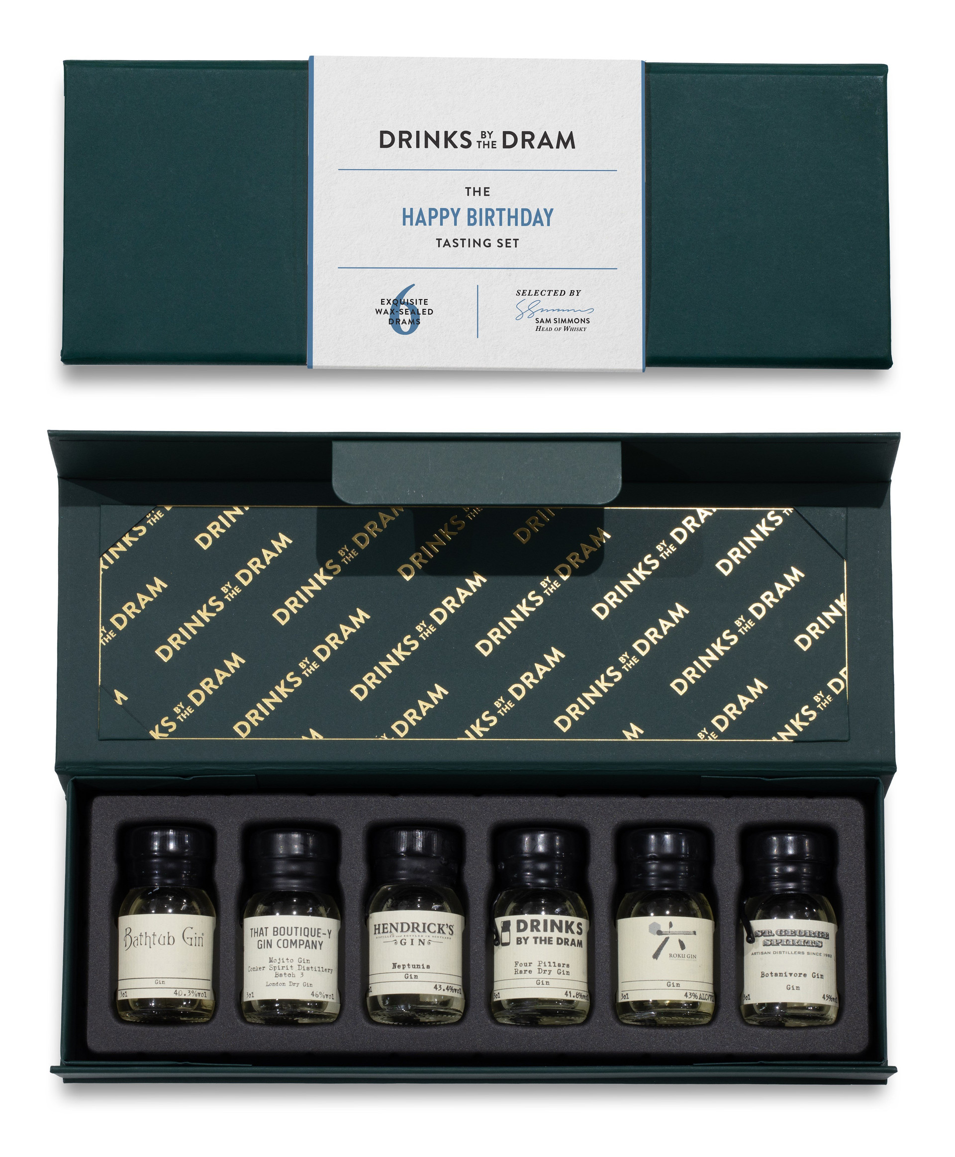 Happy Birthday Gin Tasting Set (Green)
