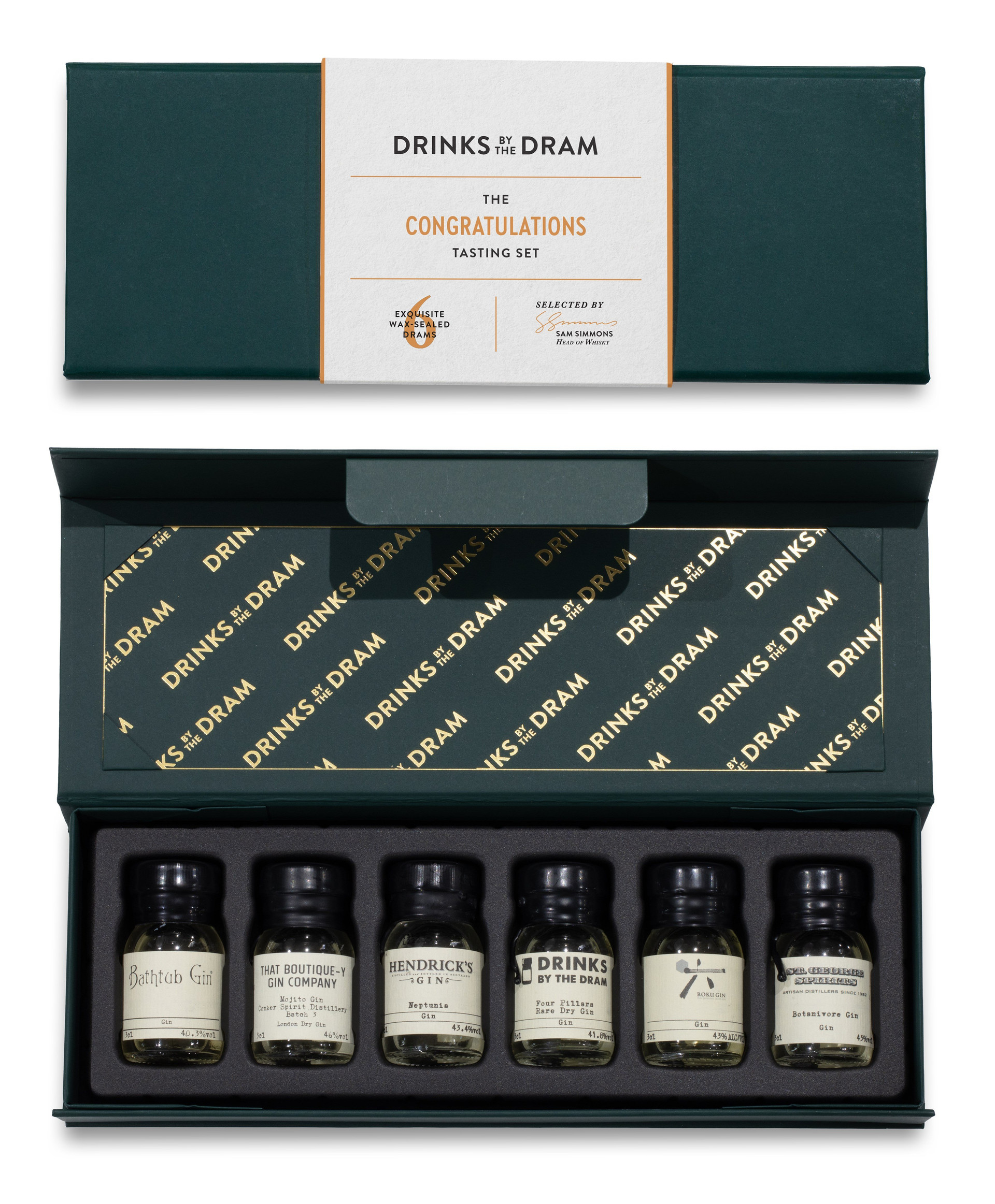 Congratulations Gin Tasting Set (Green)