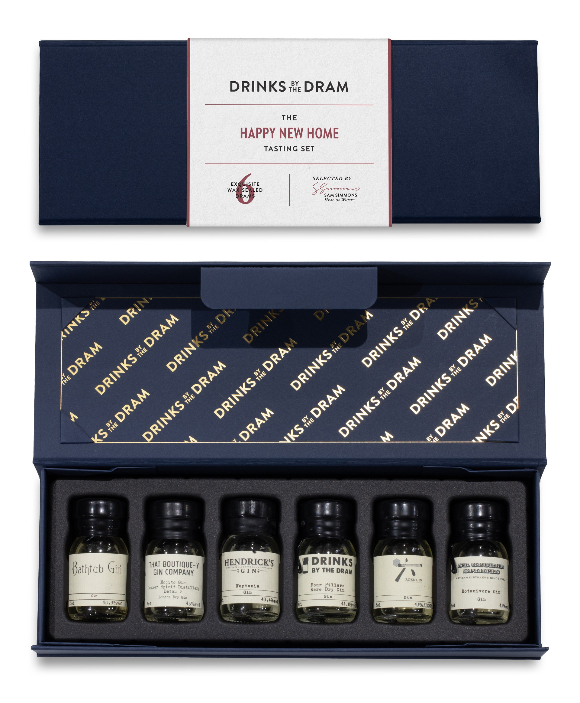 Happy New Home Gin Tasting Set (Blue)