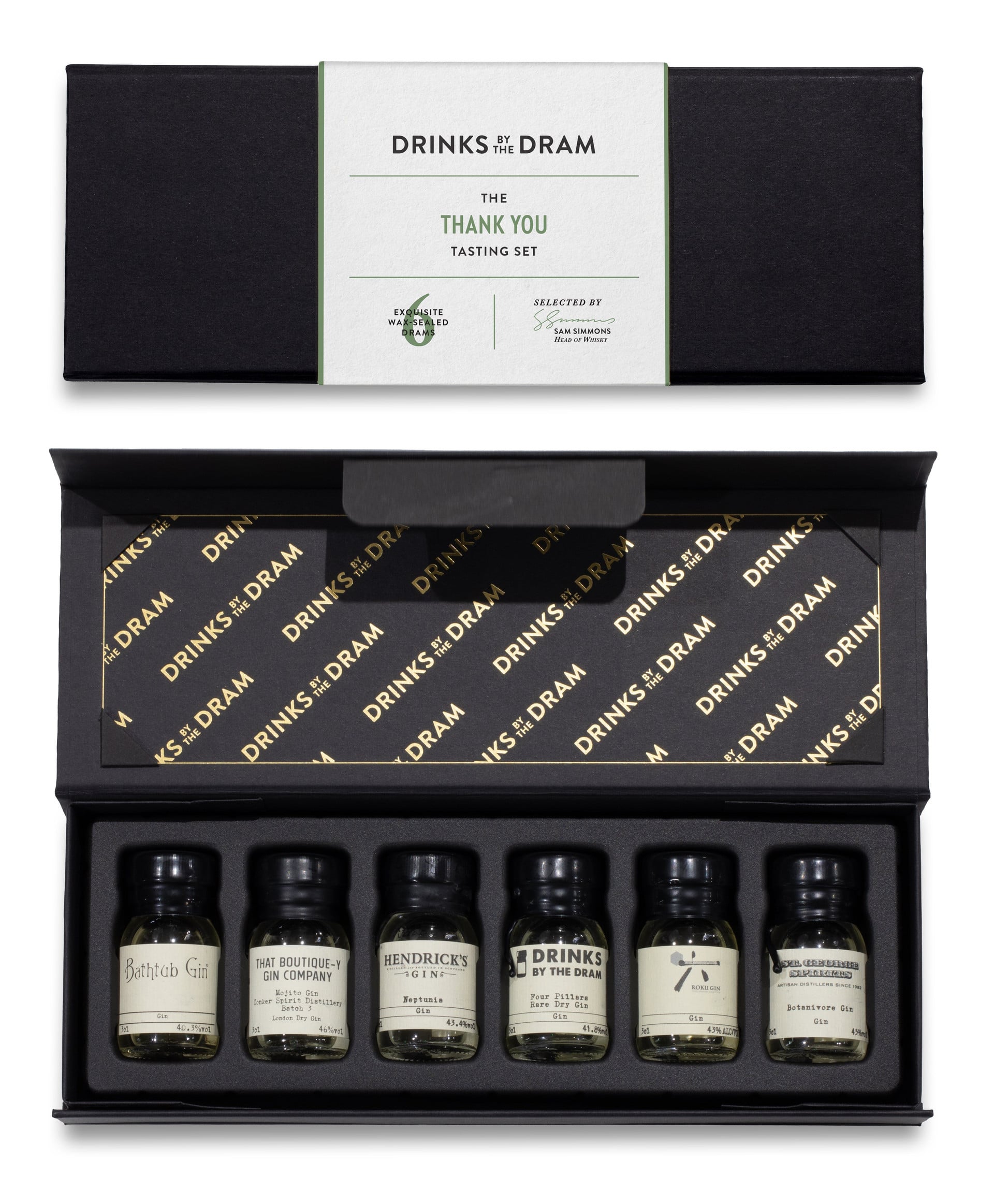 Thank You Gin Tasting Set (Black)