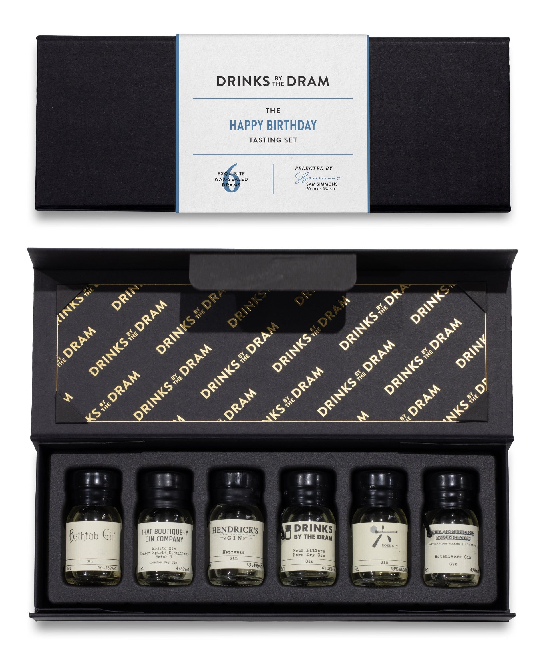 Happy Birthday Gin Tasting Set (Black)