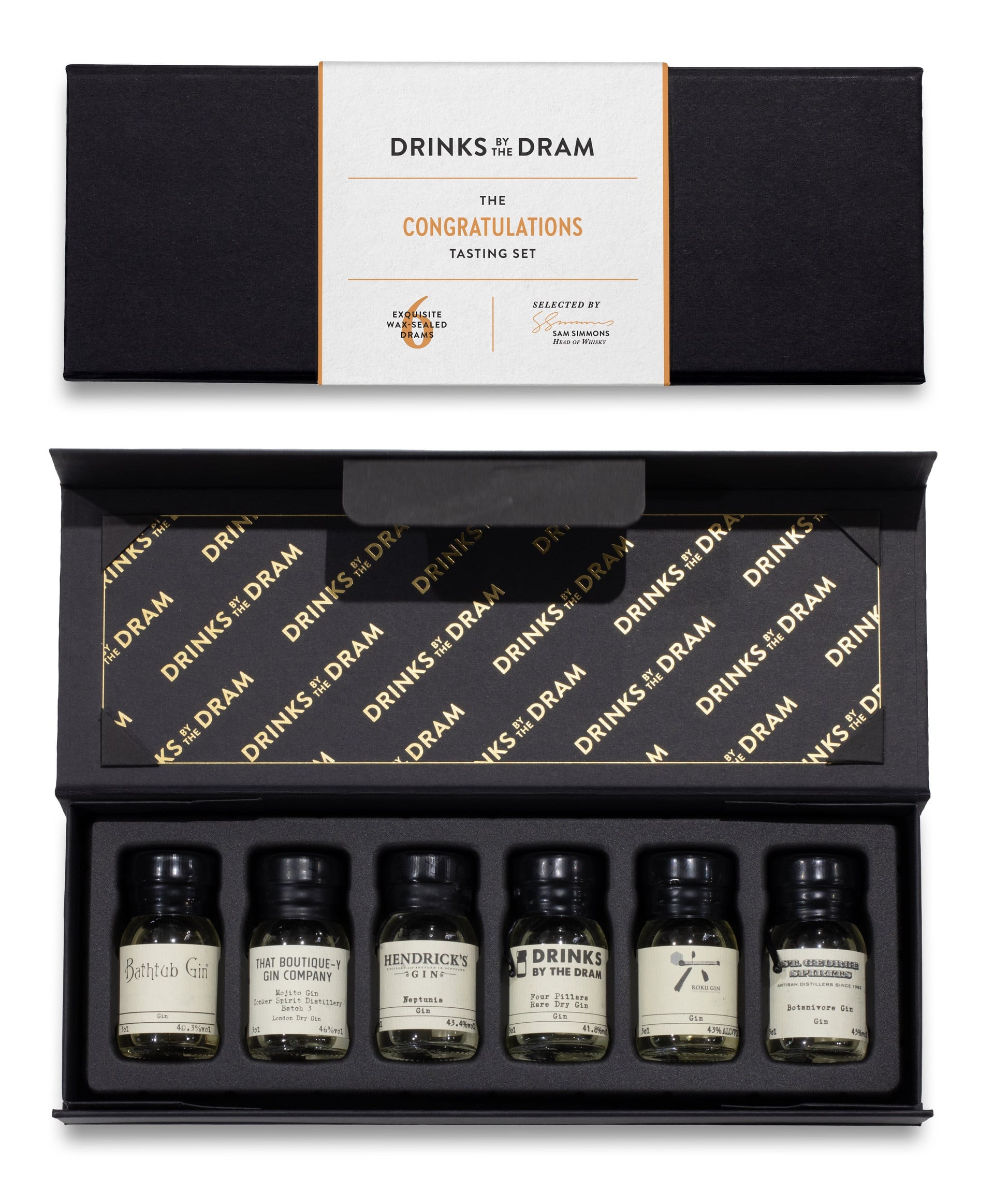 Congratulations Gin Tasting Set (Black)