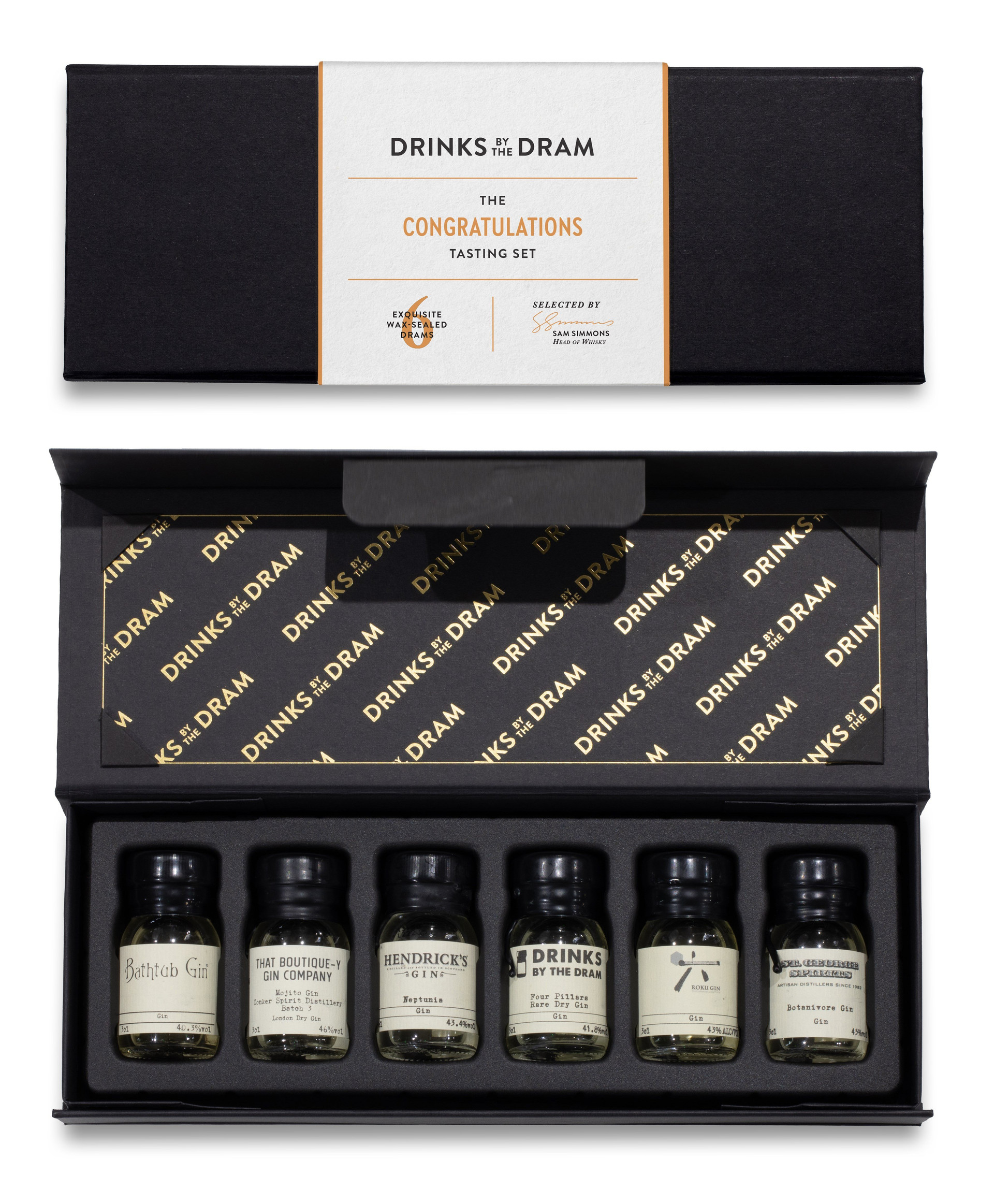Congratulations Gin Tasting Set (Black)
