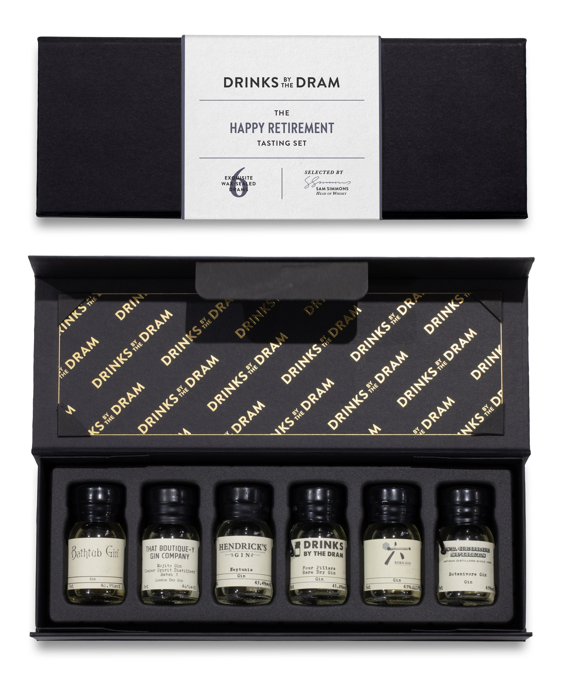 Retirement Gin Tasting Set (Black)