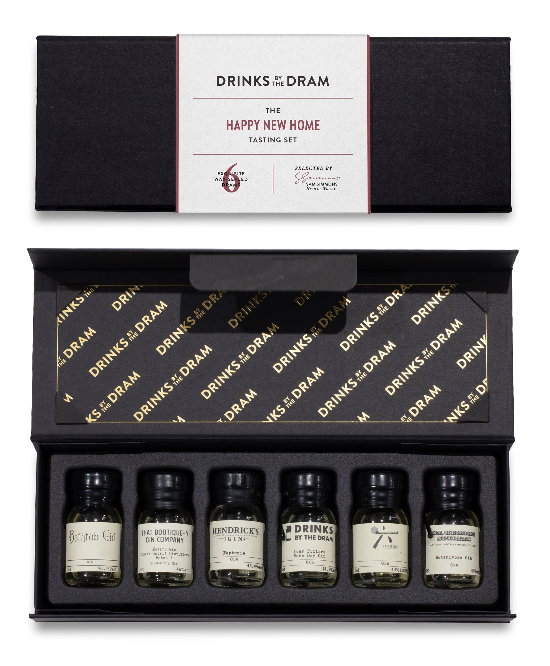 Happy New Home Gin Tasting Set (Black)