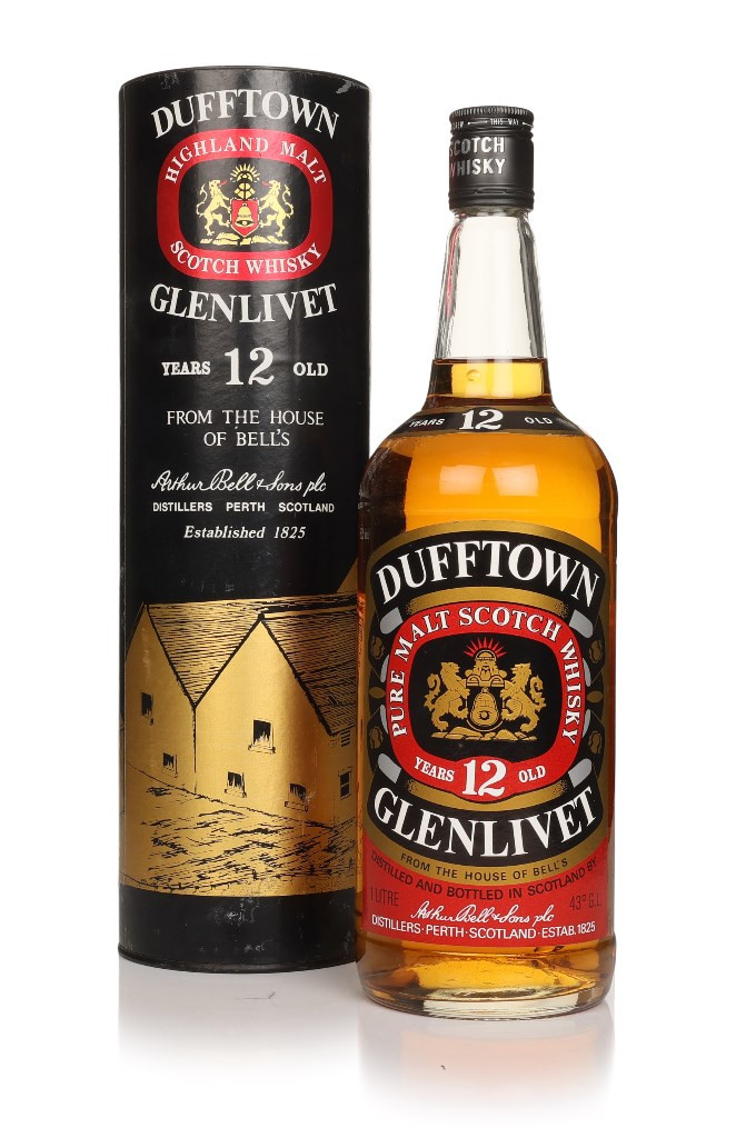 Dufftown Glenlivet 8 Year Old - 1980s (Without Presentation Tube
